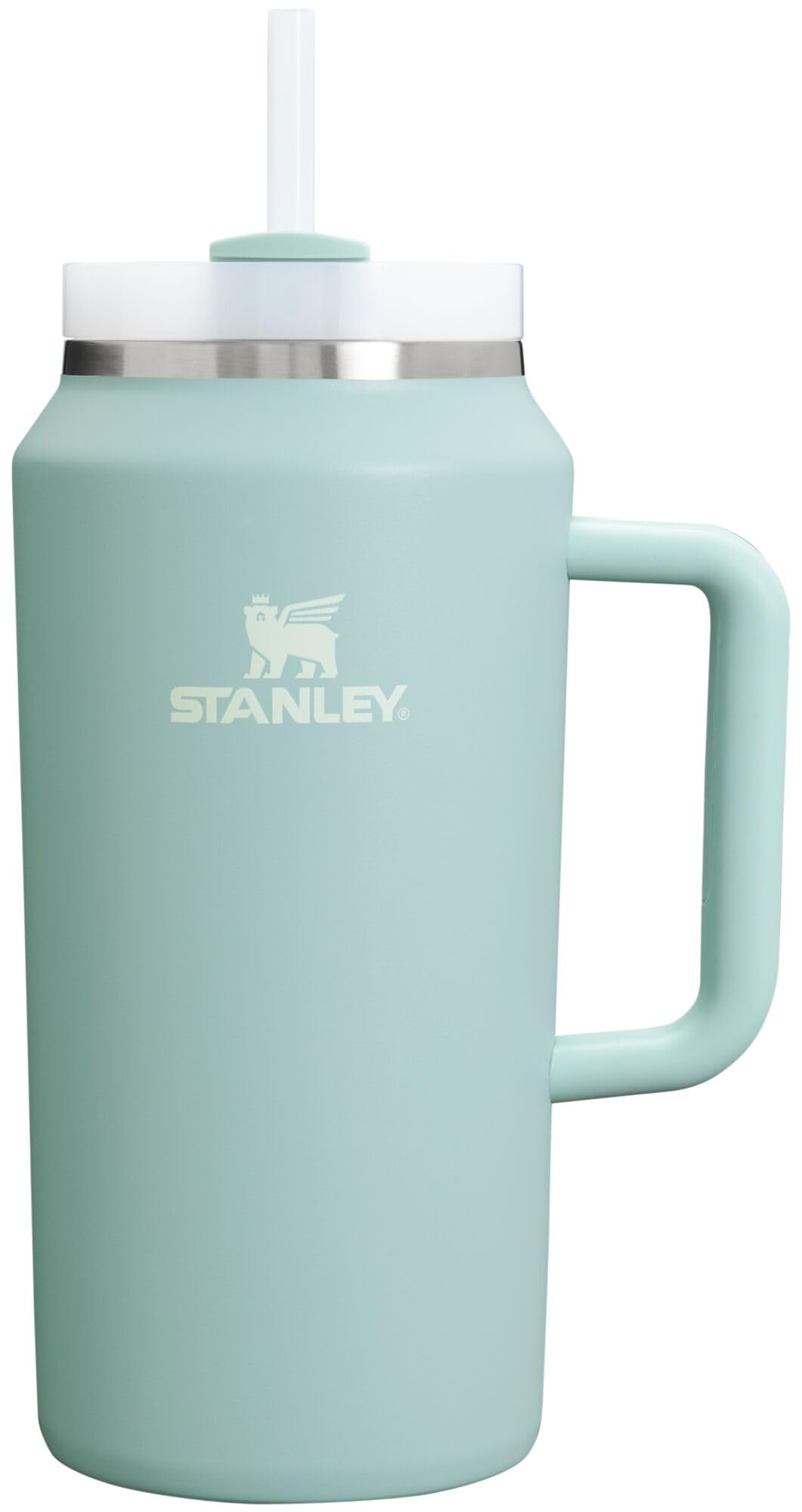 Vaso Stanley Quencher H2.0 Con Mango Y Pajita, 1,9 L, Seafoam - Venta Internacional.