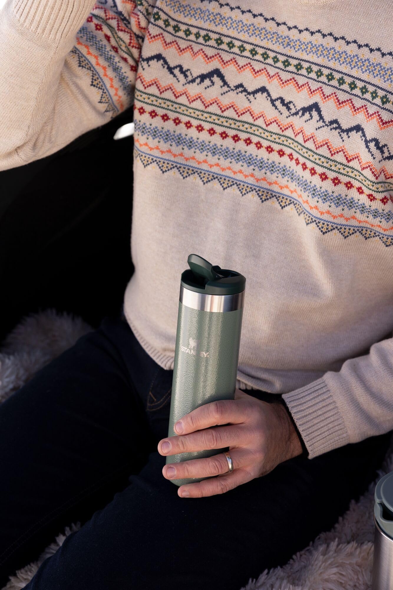 Foto 2 | Vaso Con Aislamiento Al Vacío Stanley Aerolight Transit 600 Ml - Venta Internacional.
