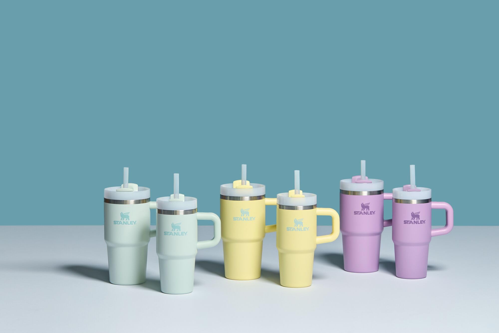Foto 2 | Vaso Stanley Quencher H2.0 Con Mango Y Pajita Seaf De 590 Ml - Venta Internacional.