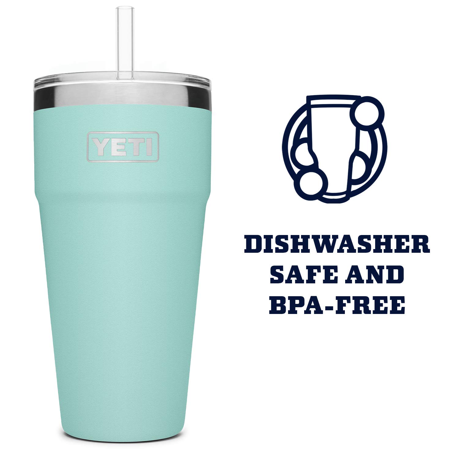 Foto 4 pulgar | Taza Yeti Rambler de Espuma de Mar Acero Inoxidable con Aislamiento al Vacío 770 ml - Venta Internacional