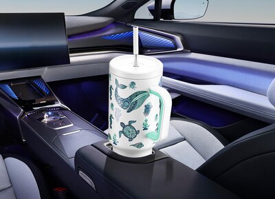 Foto 7 | Vaso Meoky Glow In The Dark 1,2 l con Asa y Popote - Venta Internacional