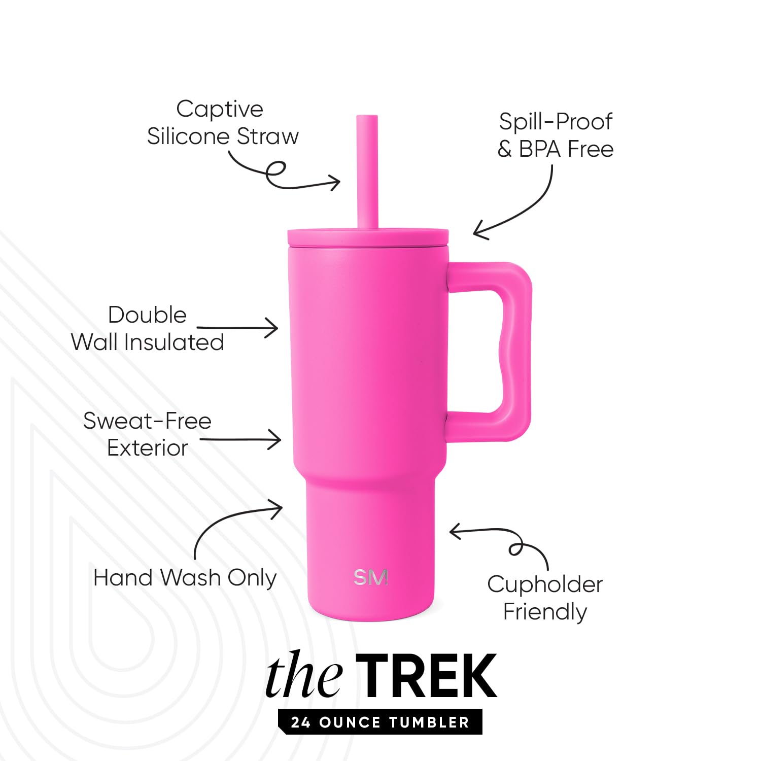 Foto 3 pulgar | Vaso Simple Modern Kids Trek Collection 700 Ml Con Asa - Venta Internacional.