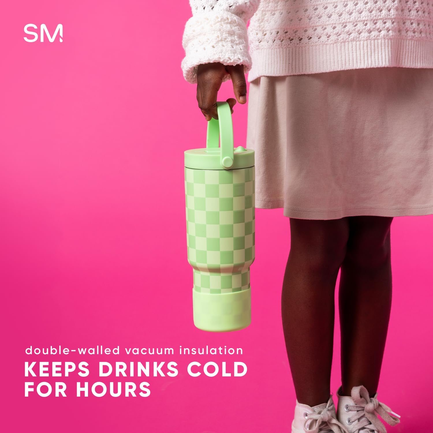 Foto 7 | Botella De Agua Simple Modern Trek Pivot Para Niños De 710 Ml, Acero Rosa - Venta Internacional.