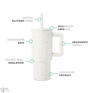 Foto 2 | Vaso Simple Modern Kids Trek Collection 700 Ml Cream Leopard - Venta Internacional.