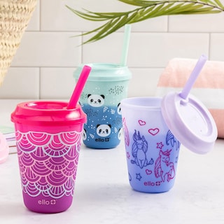 Foto 4 | Vasos Ello Kids De Plástico Reutilizables Que Cambian De Color, 350 Ml, Paquete De 10 - Venta Internacional.