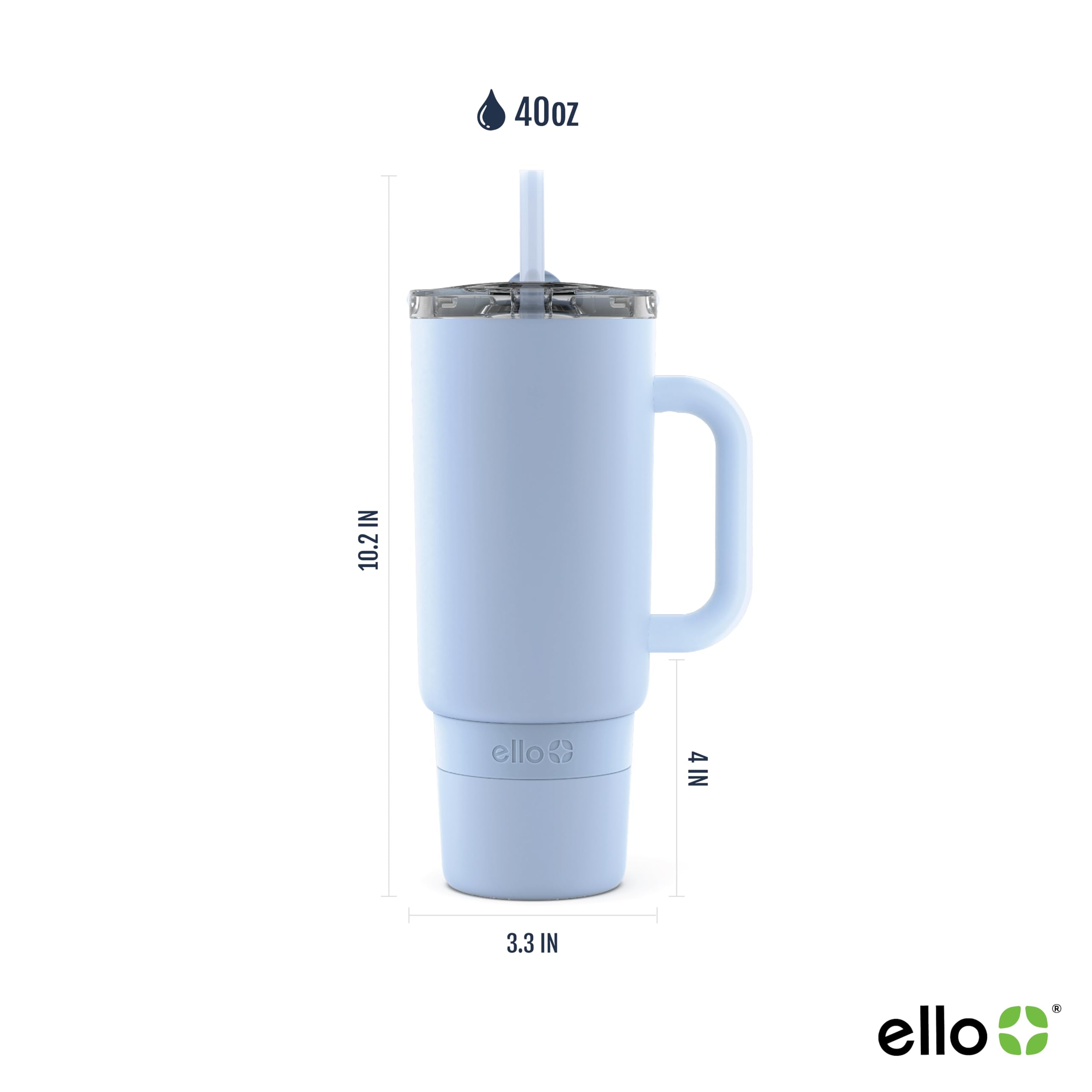 Foto 3 pulgar | Botella De Agua Ello Port 1.2 L De Acero Inoxidable Con Aislamiento Al Vacío - Venta Internacional.
