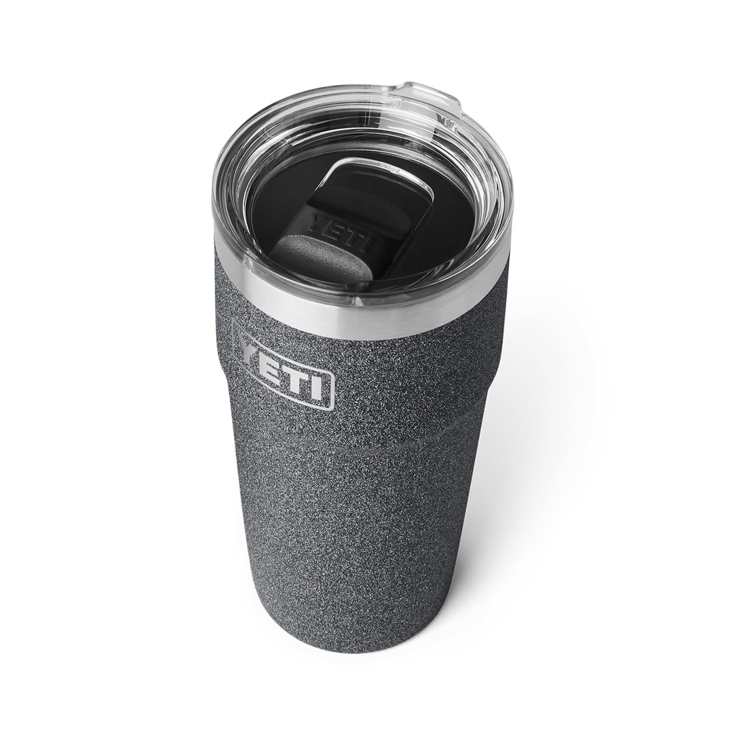 Pinta Reutilizable Para Fiestas Yeti Rambler, Forma Apilable, 473 Ml, Color Negro - Venta Internacional.