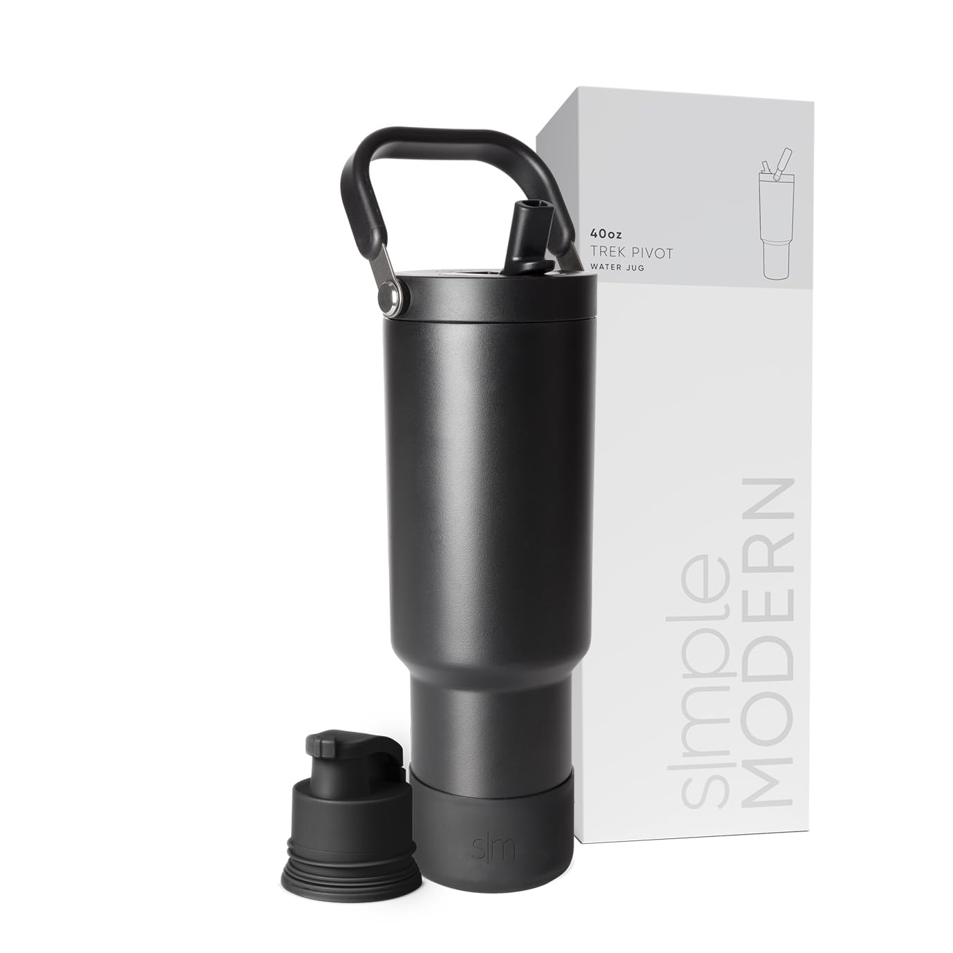 Botella De Agua Simple Modern Trek Pivot 1.2 L Con Asa - Venta Internacional.