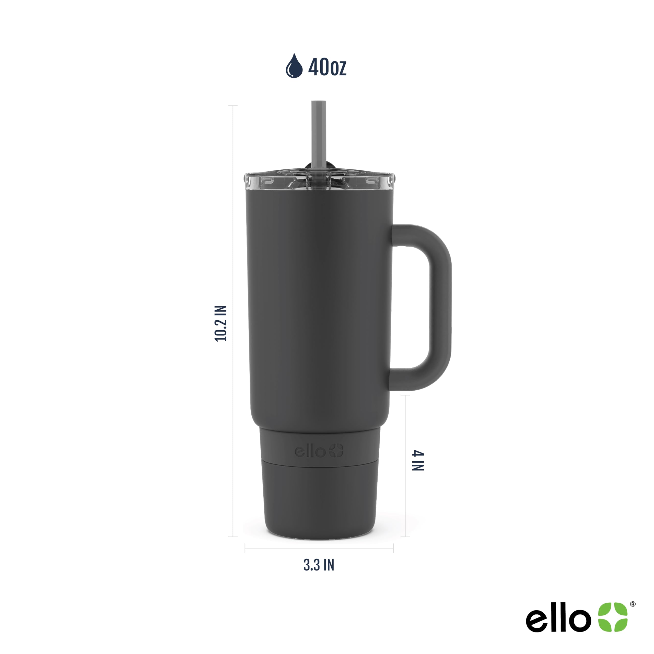Foto 3 pulgar | Botella De Agua Ello Port 1.2 L De Acero Inoxidable Con Aislamiento Al Vacío - Venta Internacional.