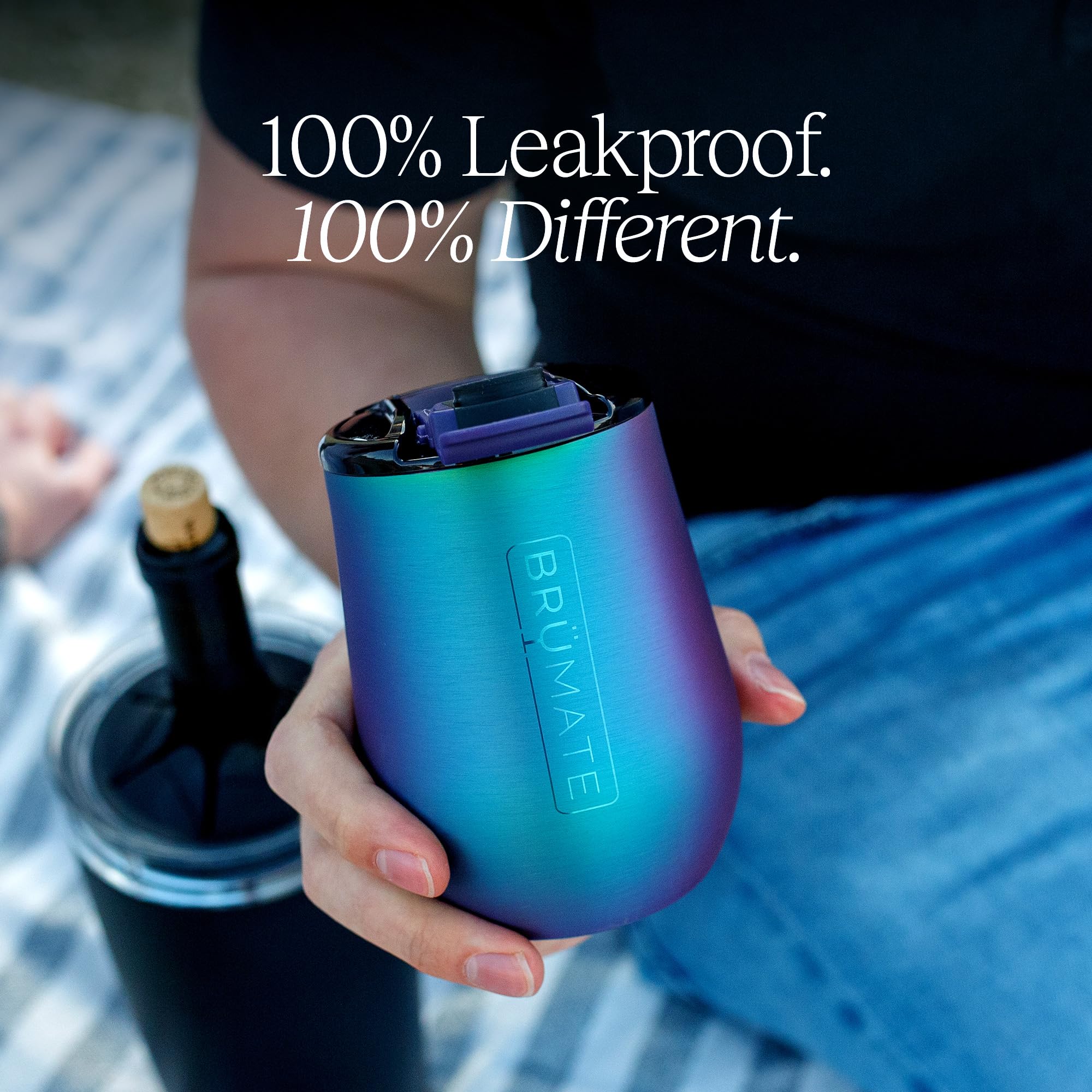 Foto 2 | Vaso De Vino Brümate Uncork'd 414 Ml Con Aislamiento Al Vacío, Color Salvia - Venta Internacional.