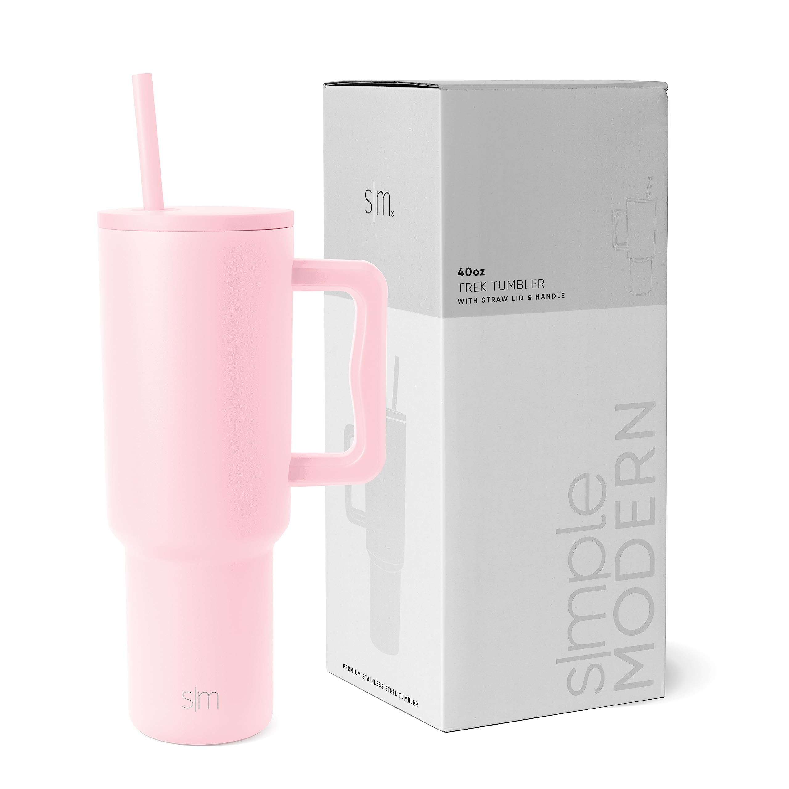 Foto 2 pulgar | Vaso Simple Modern Trek De 1,2 L Con Asa Y Tapa Con Pajita De Acero - Venta Internacional.