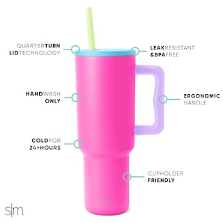 Foto 2 | Vaso Simple Modern Trek Collection 1.2 L Con Mango, Mezcla De Los Años 80 - Venta Internacional.
