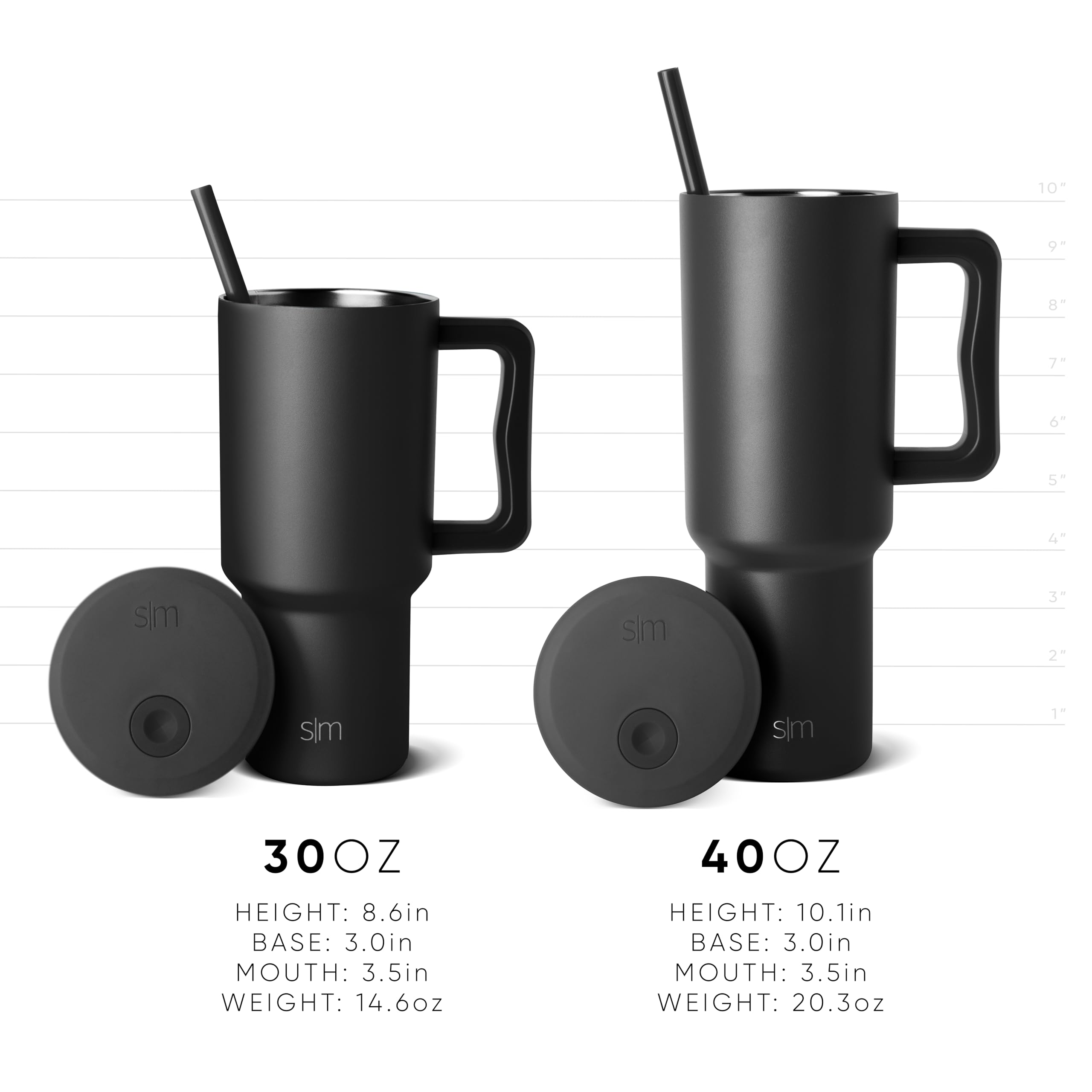 Foto 7 pulgar | Vaso Simple Modern Trek Collection 1.2 L Con Mango, Mezcla De Los Años 80 - Venta Internacional.