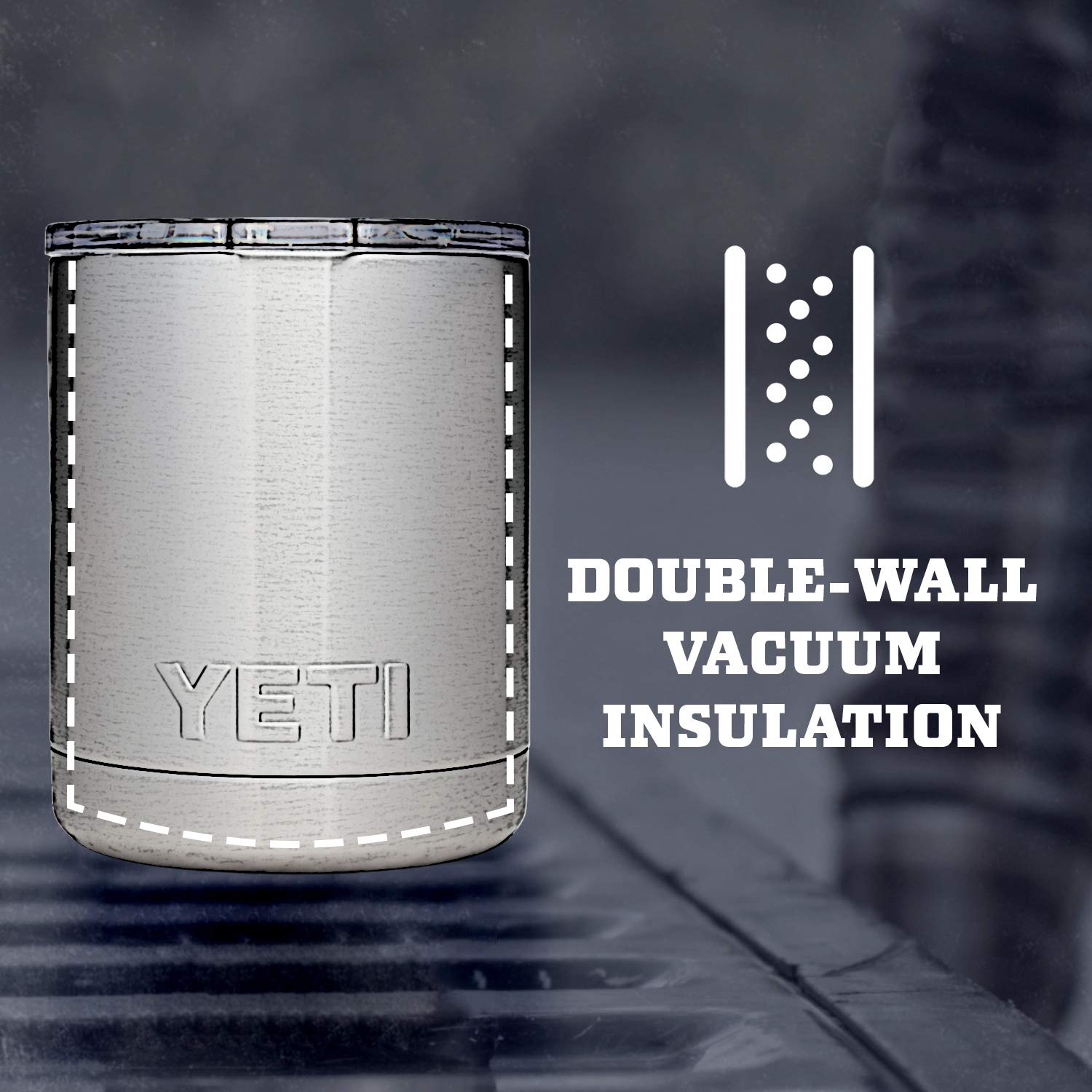 Foto 5 pulgar | Vaso Yeti Rambler Lowball De Acero Inoxidable Con Aislamiento Al Vacío De 300 Ml - Venta Internacional.