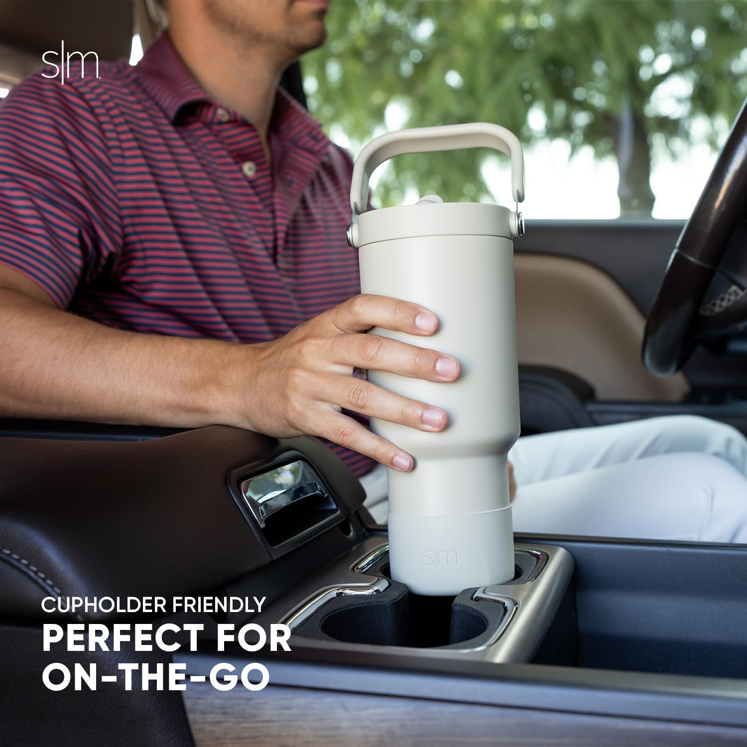 Foto 3 | Botella De Agua Simple Modern Trek Pivot 900 Ml Winter White - Venta Internacional.