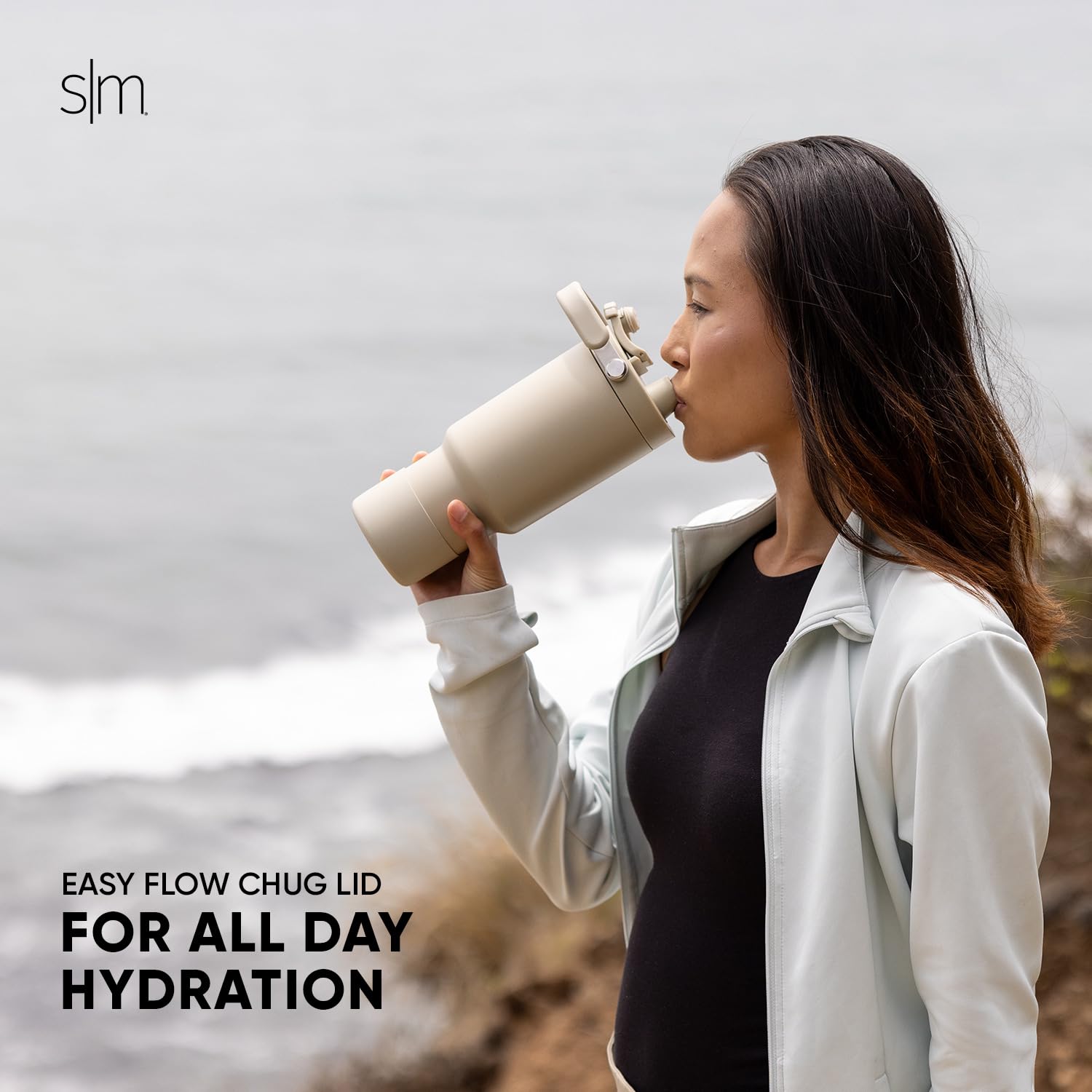 Foto 7 pulgar | Botella De Agua Simple Modern Trek Pivot 900 Ml Winter White - Venta Internacional.