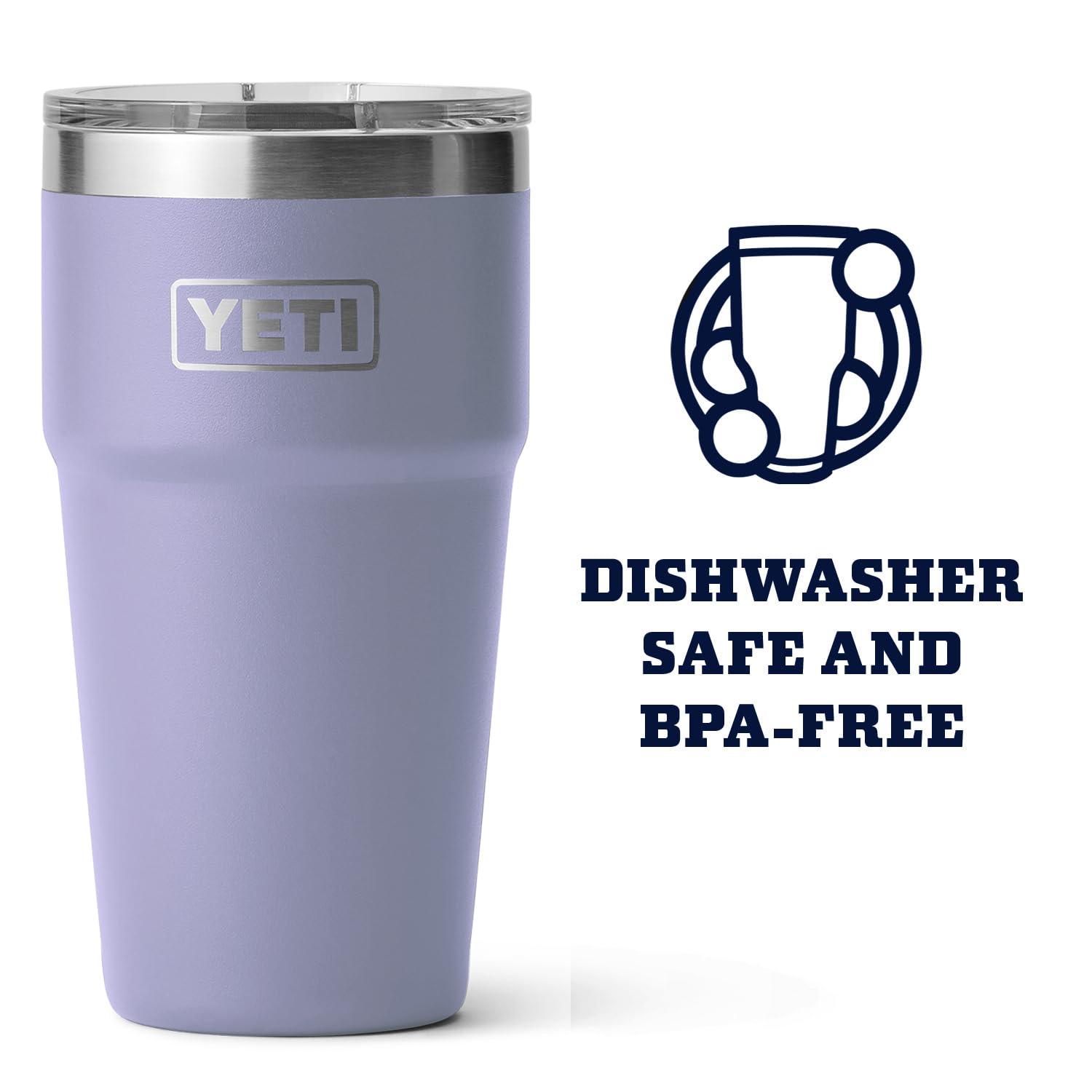 Foto 5 pulgar | Pinta Reutilizable Para Fiestas Yeti Rambler, Apilable, 470 Ml - Venta Internacional.