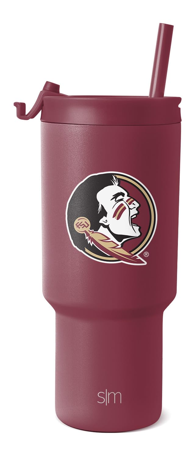 Foto 2 pulgar | Vaso Simple Modern Florida State Seminoles De 900 Ml - Venta Internacional.