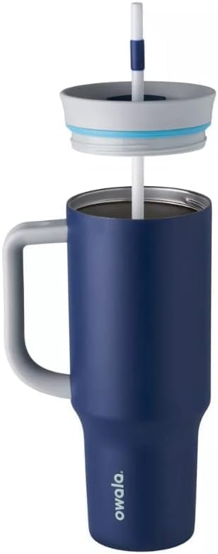 Foto 3 pulgar | Vaso De Viaje Owala De Acero Inoxidable 1.2 L Azul Oscuro 40 Oz - Venta Internacional.