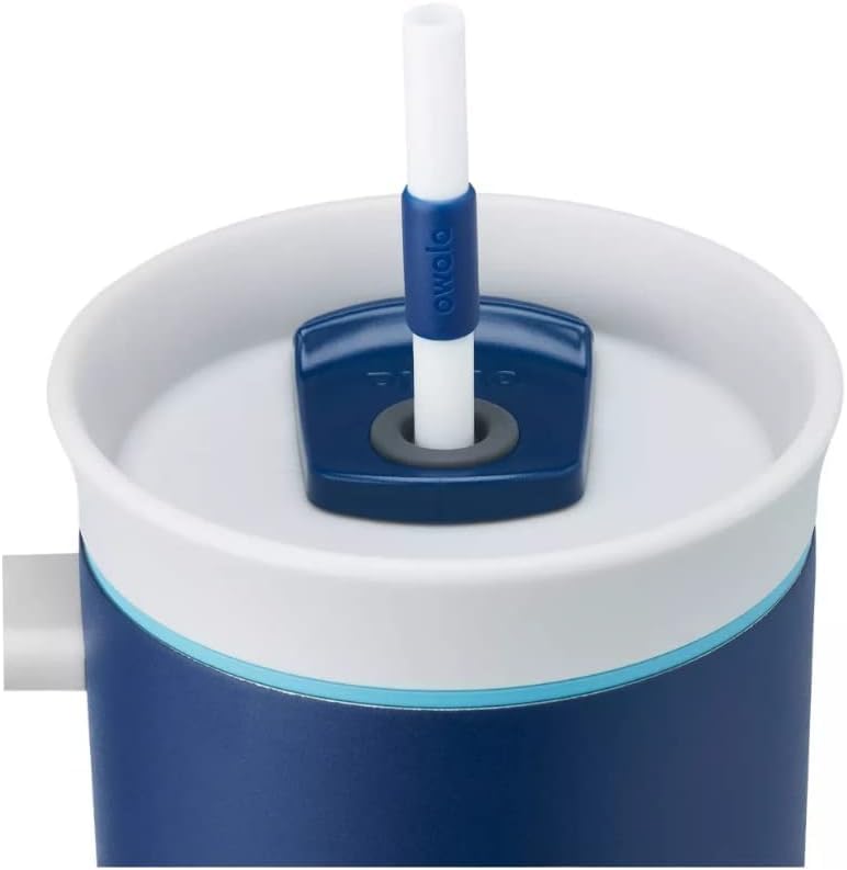 Foto 4 pulgar | Vaso De Viaje Owala De Acero Inoxidable 1.2 L Azul Oscuro 40 Oz - Venta Internacional.