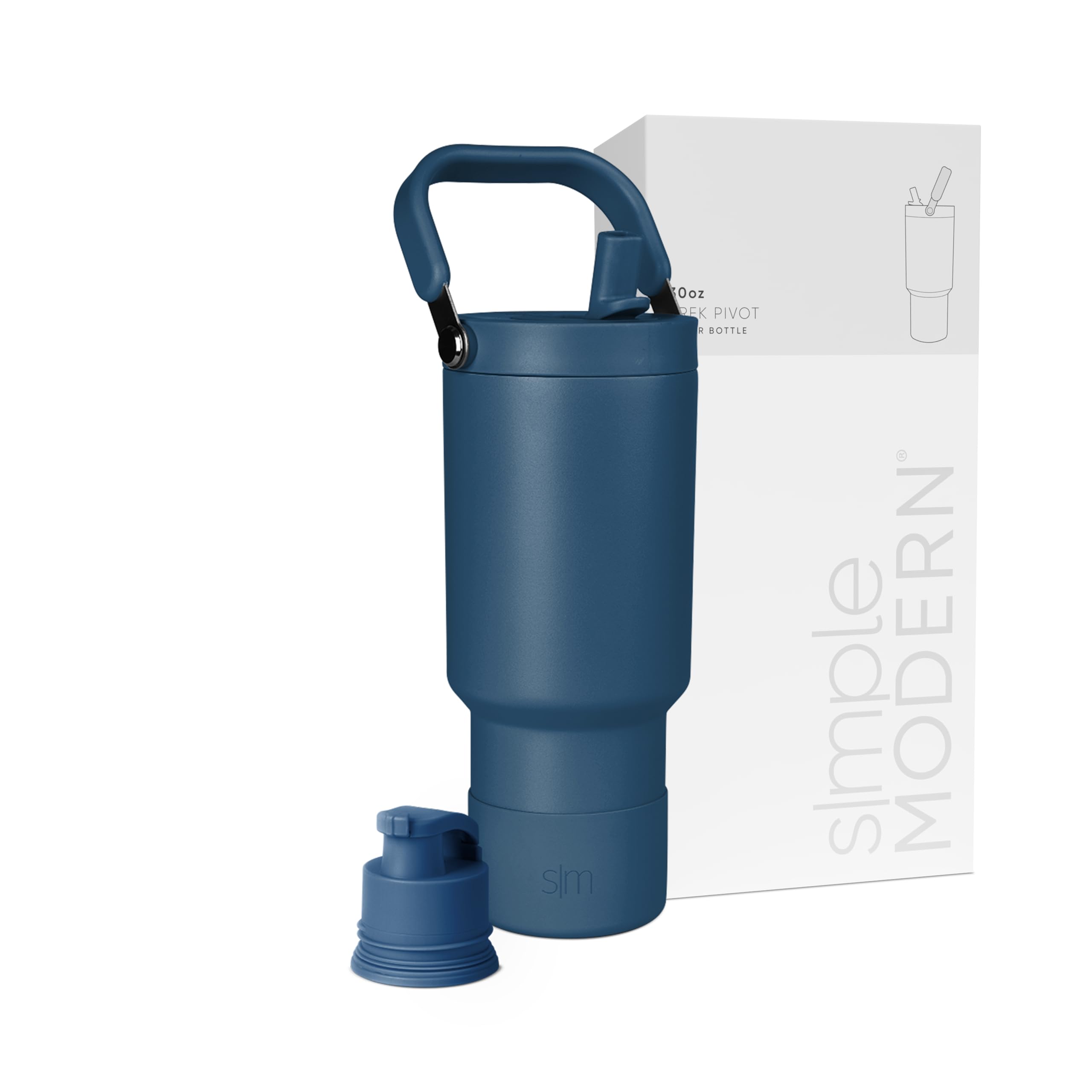 Botella De Agua Simple Modern Trek Pivot De 900 Ml Con Asa - Venta Internacional.