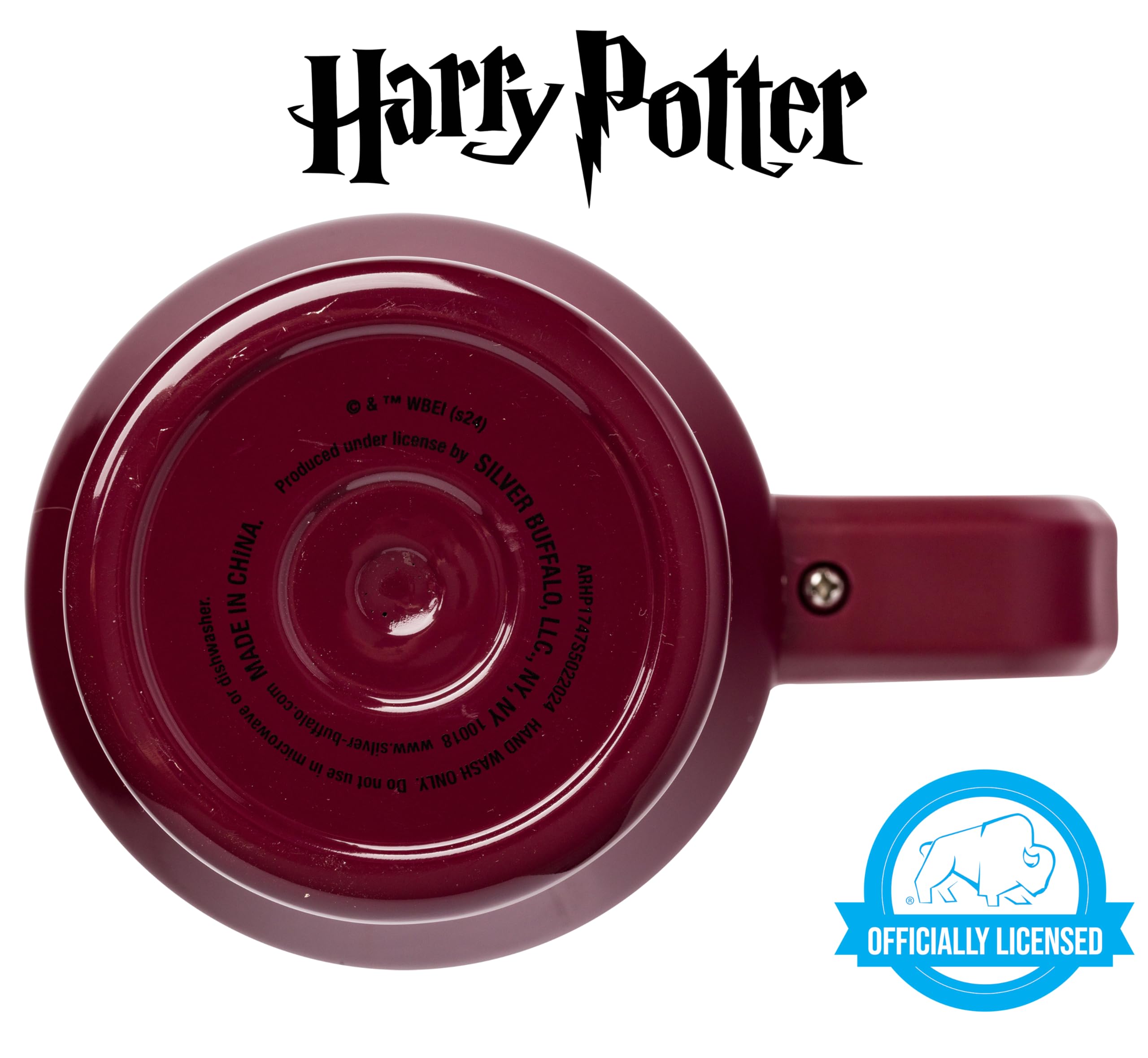 Foto 5 pulgar | Vaso Plateado Buffalo Harry Potter Hogwarts De Acero Inoxidable 1,2 L - Venta Internacional.