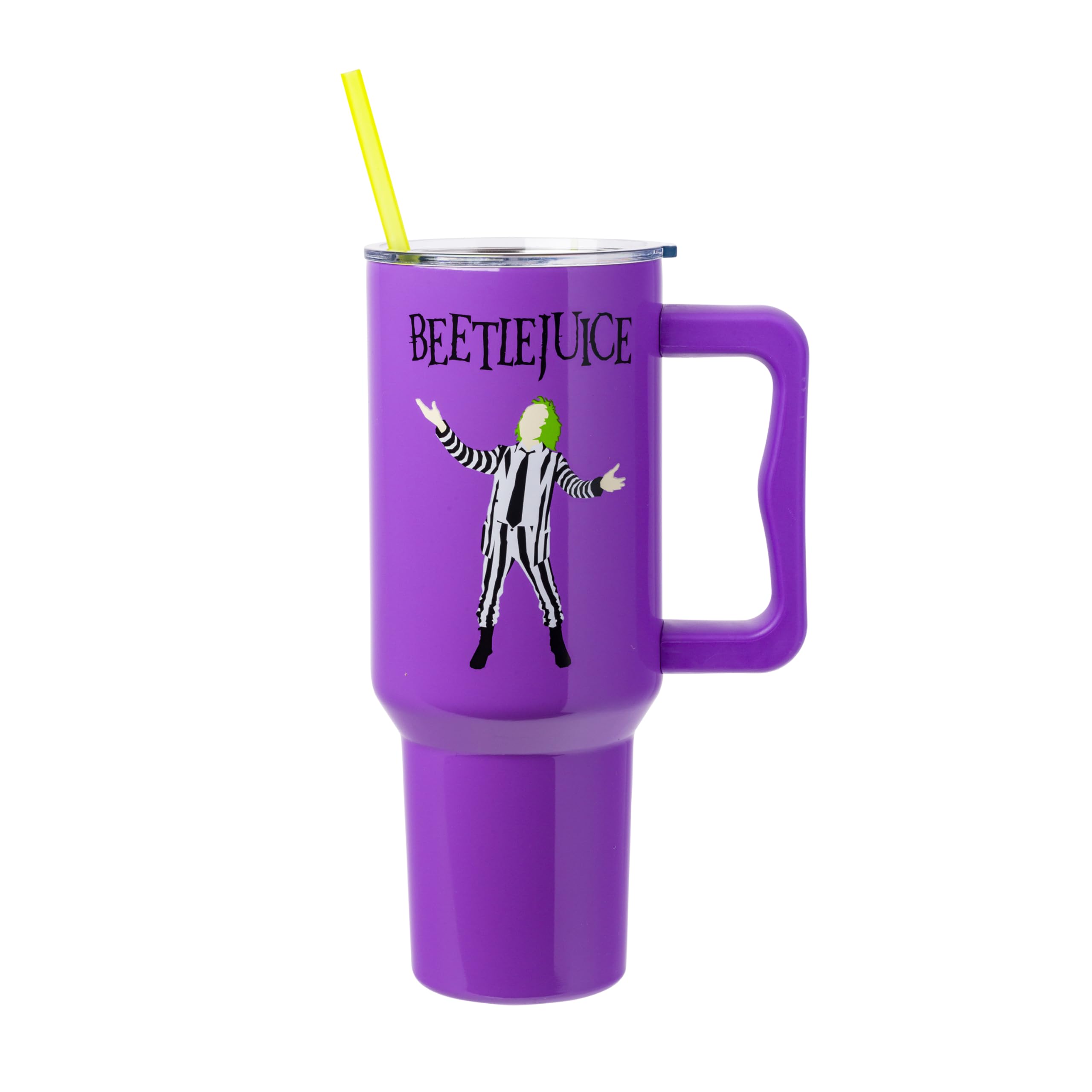 Vaso Plateado Buffalo Tim Burton Beetlejuice De Acero Inoxidable De 1,2 L - Venta Internacional.