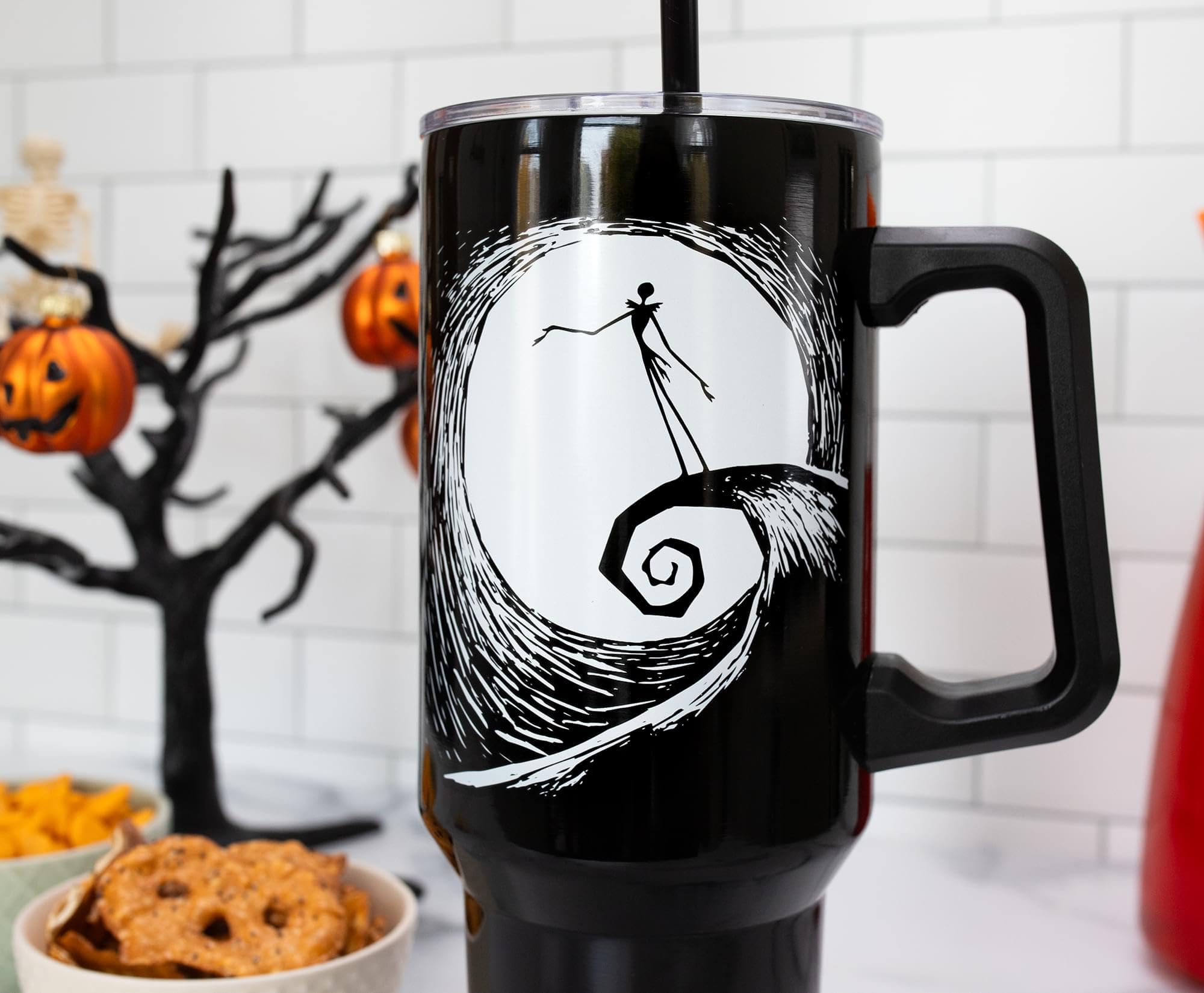 Foto 3 pulgar | Vaso Plateado Buffalo Disney Nightmare Before Christmas 1.2 L - Venta Internacional.