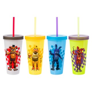 Foto 1 | Vaso Silver Buffalo Five Nights At Freddy's, 710 Ml, Paquete De 4 - Venta Internacional.