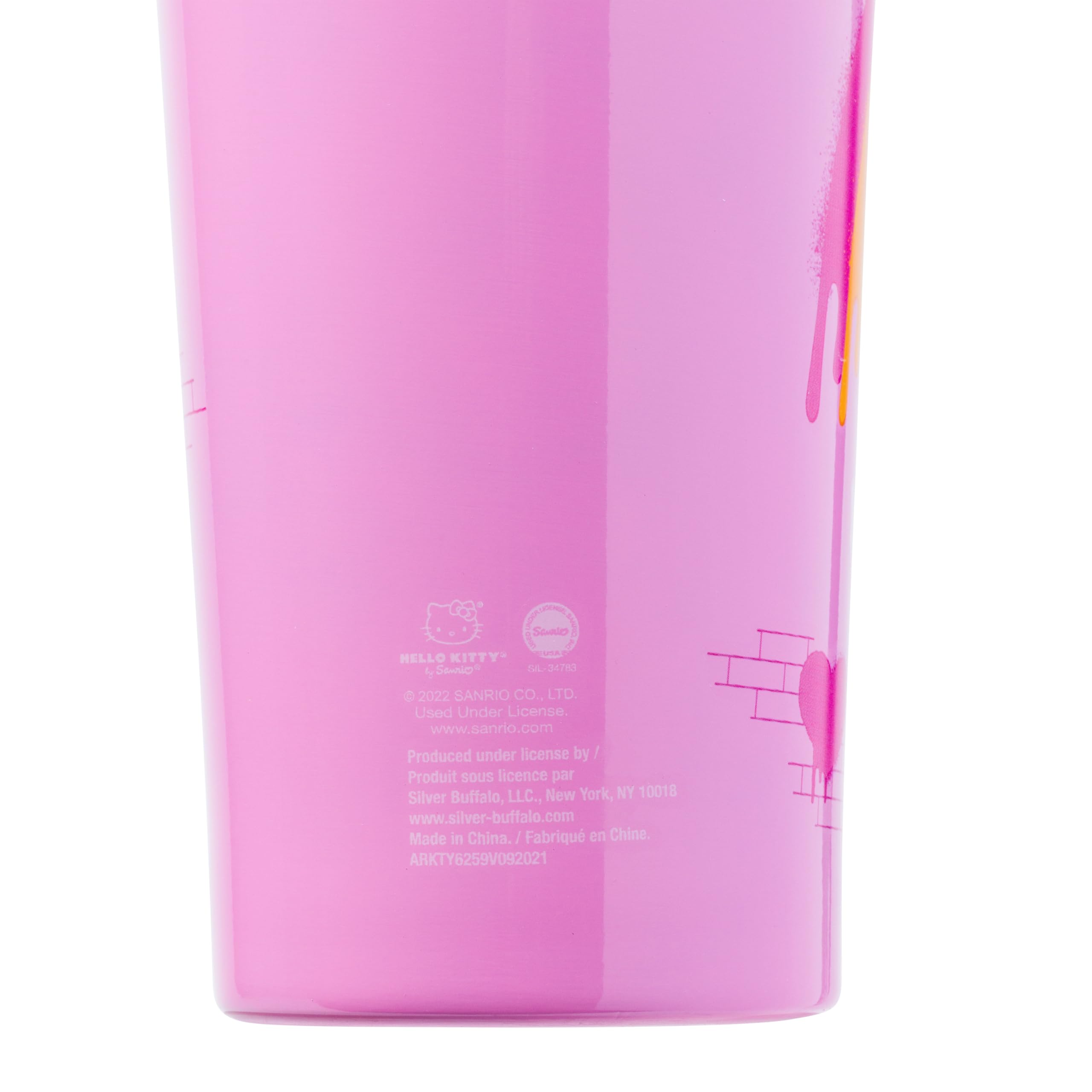 Foto 4 pulgar | Vaso Plateado Buffalo Hello Kitty Graffiti Rainbow, 650 Ml - Venta Internacional.
