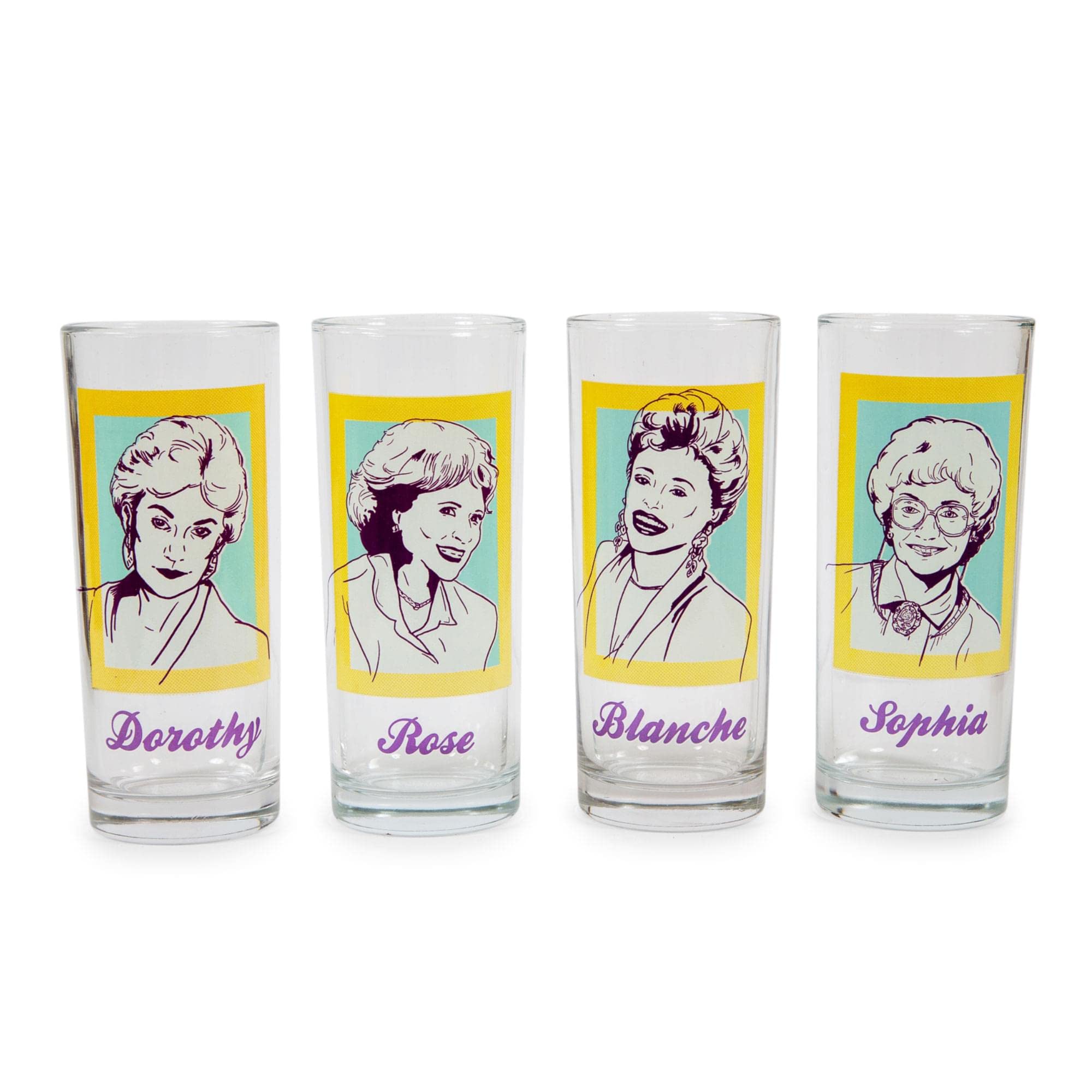 Foto 2 pulgar | Vasos Silver Buffalo The Golden Girls, 300 Ml, Juego De 4 - Venta Internacional.