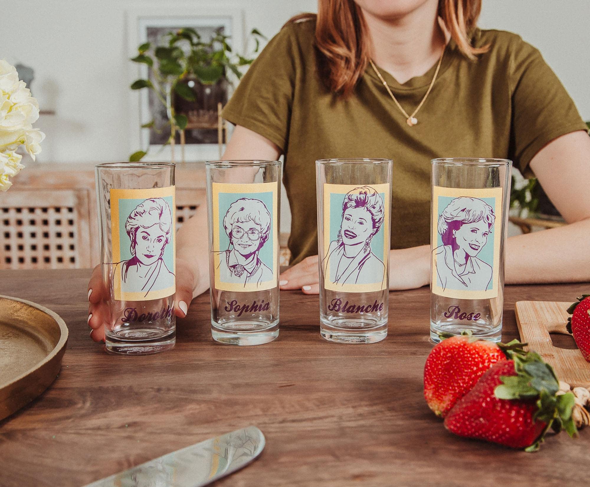 Foto 4 pulgar | Vasos Silver Buffalo The Golden Girls, 300 Ml, Juego De 4 - Venta Internacional.