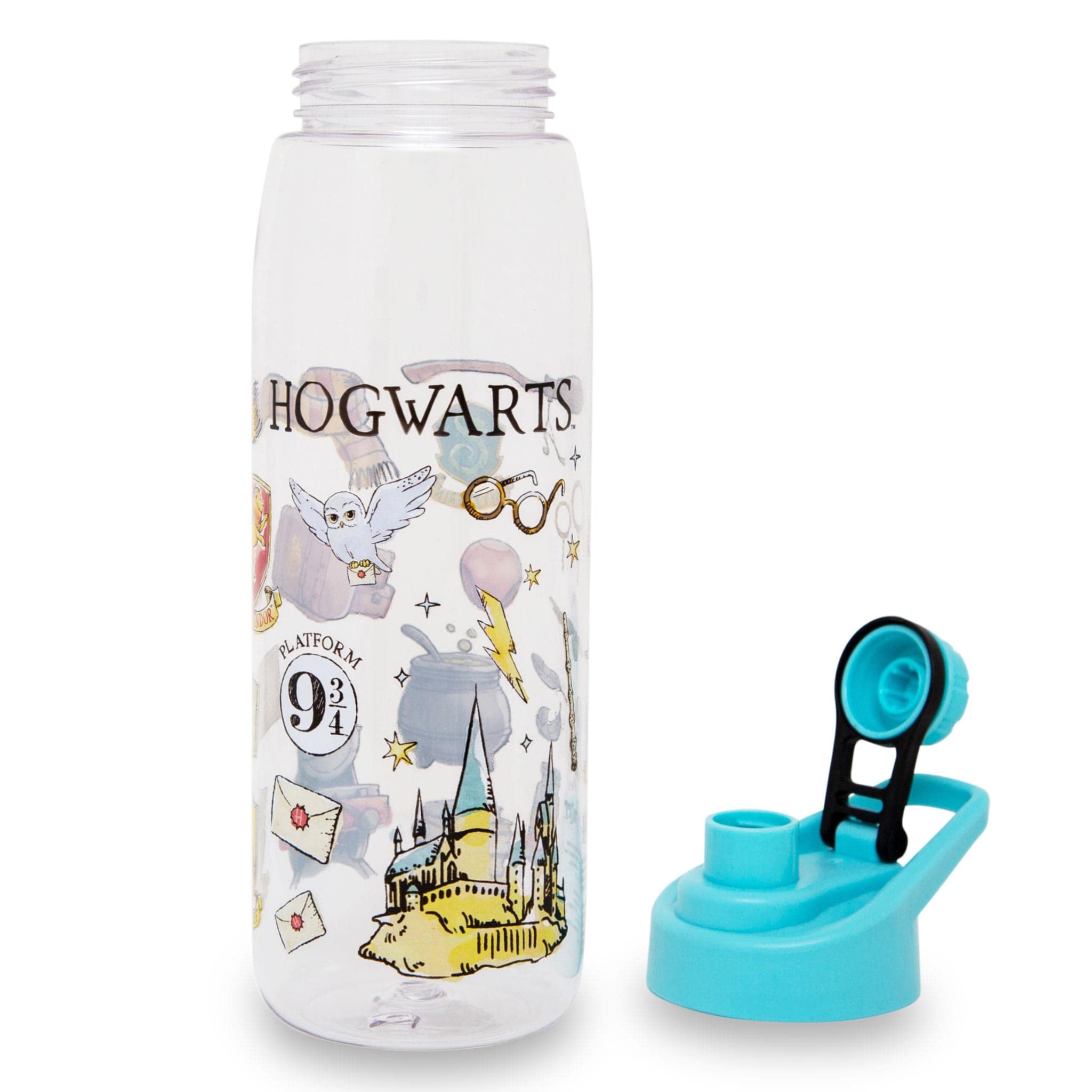 Foto 3 pulgar | Botella De Agua Silver Buffalo Harry Potter Hogwarts 800 Ml - Venta Internacional.