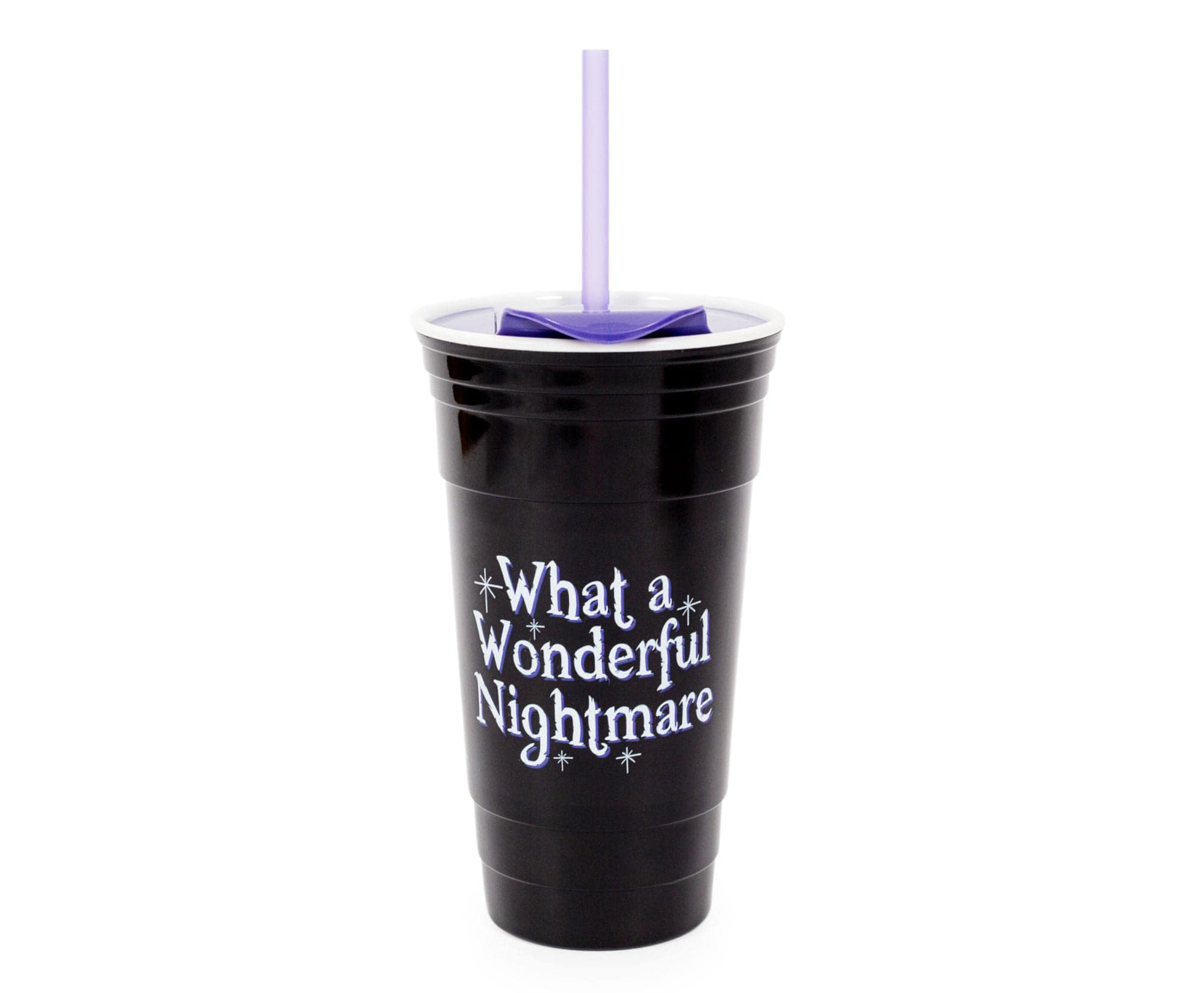 Foto 5 pulgar | Vaso De Plástico Plateado Buffalo Nightmare Before Christmas 960 Ml - Venta Internacional.