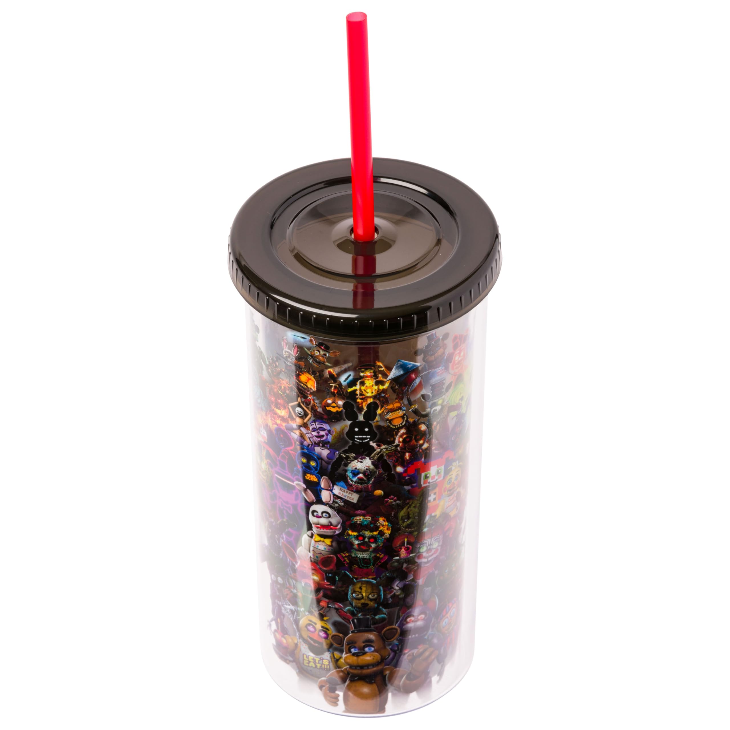 Foto 4 pulgar | Copa Cold Cup Silver Buffalo Five Nights At Freddy's, 600 Ml - Venta Internacional.