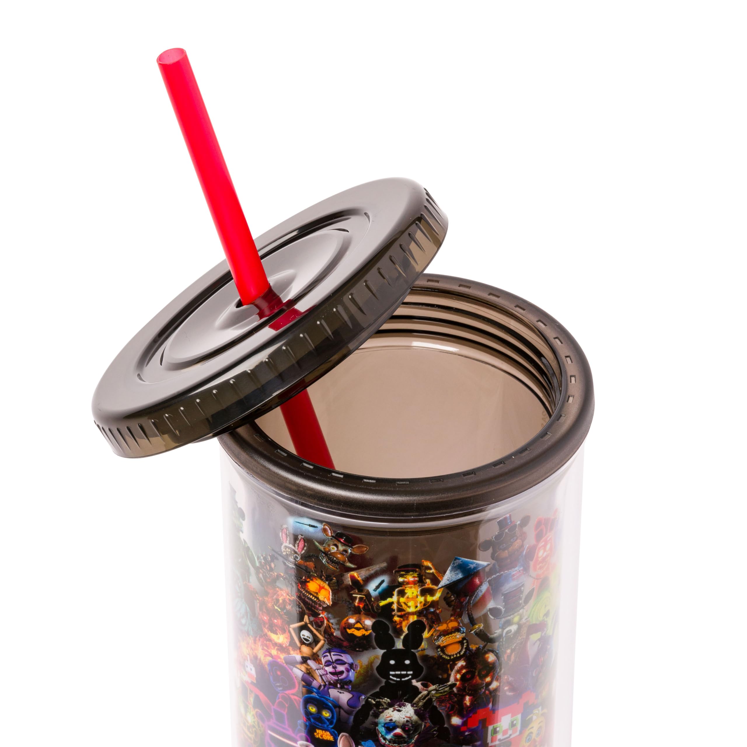 Foto 5 pulgar | Copa Cold Cup Silver Buffalo Five Nights At Freddy's, 600 Ml - Venta Internacional.