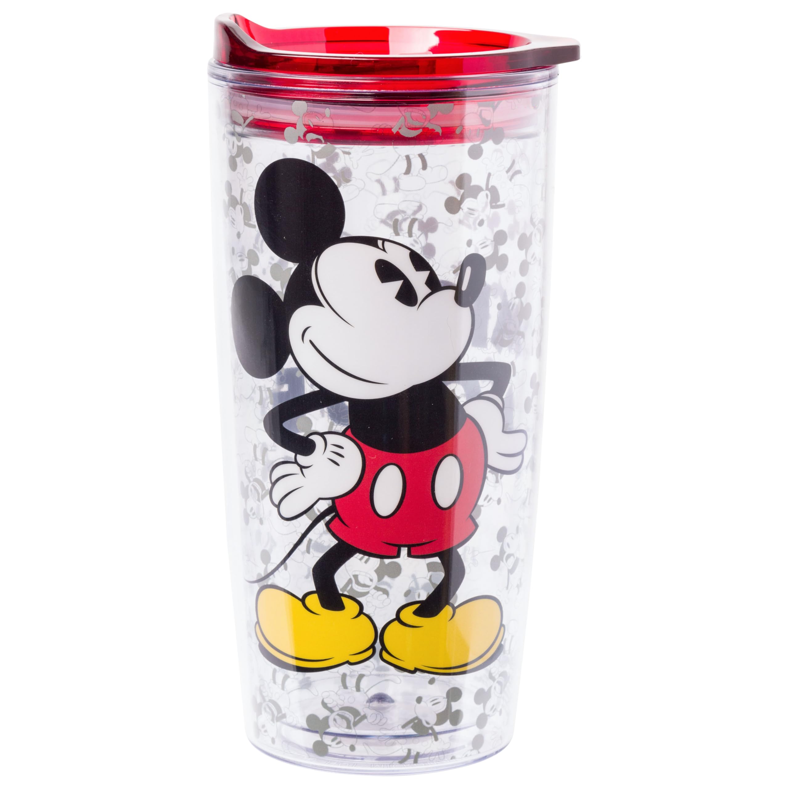 Foto 2 pulgar | Vaso De Viaje Plateado Con Diseño De Mickey Mouse Buffalo Disney, 600 Ml - Venta Internacional.