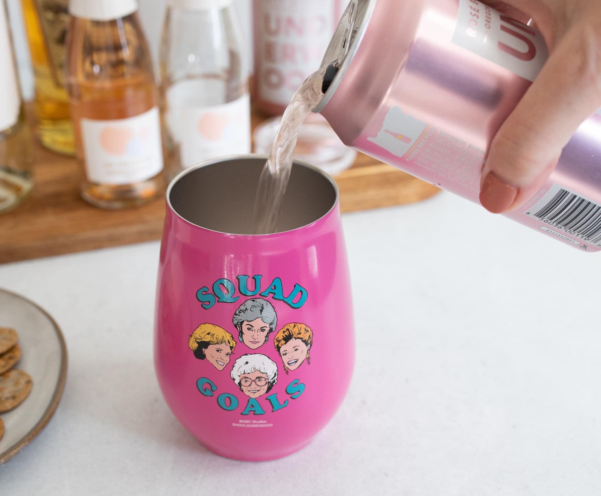 Foto 5 pulgar | Vaso Sin Tallo Silver Buffalo Golden Girls, 300 Ml, Squad Goals - Venta Internacional.