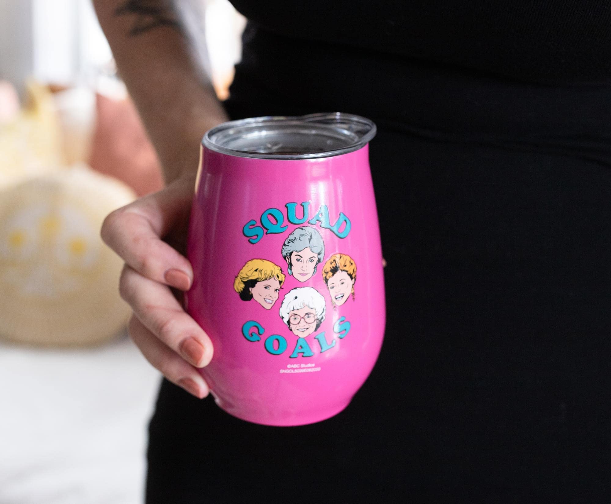 Foto 7 pulgar | Vaso Sin Tallo Silver Buffalo Golden Girls, 300 Ml, Squad Goals - Venta Internacional.