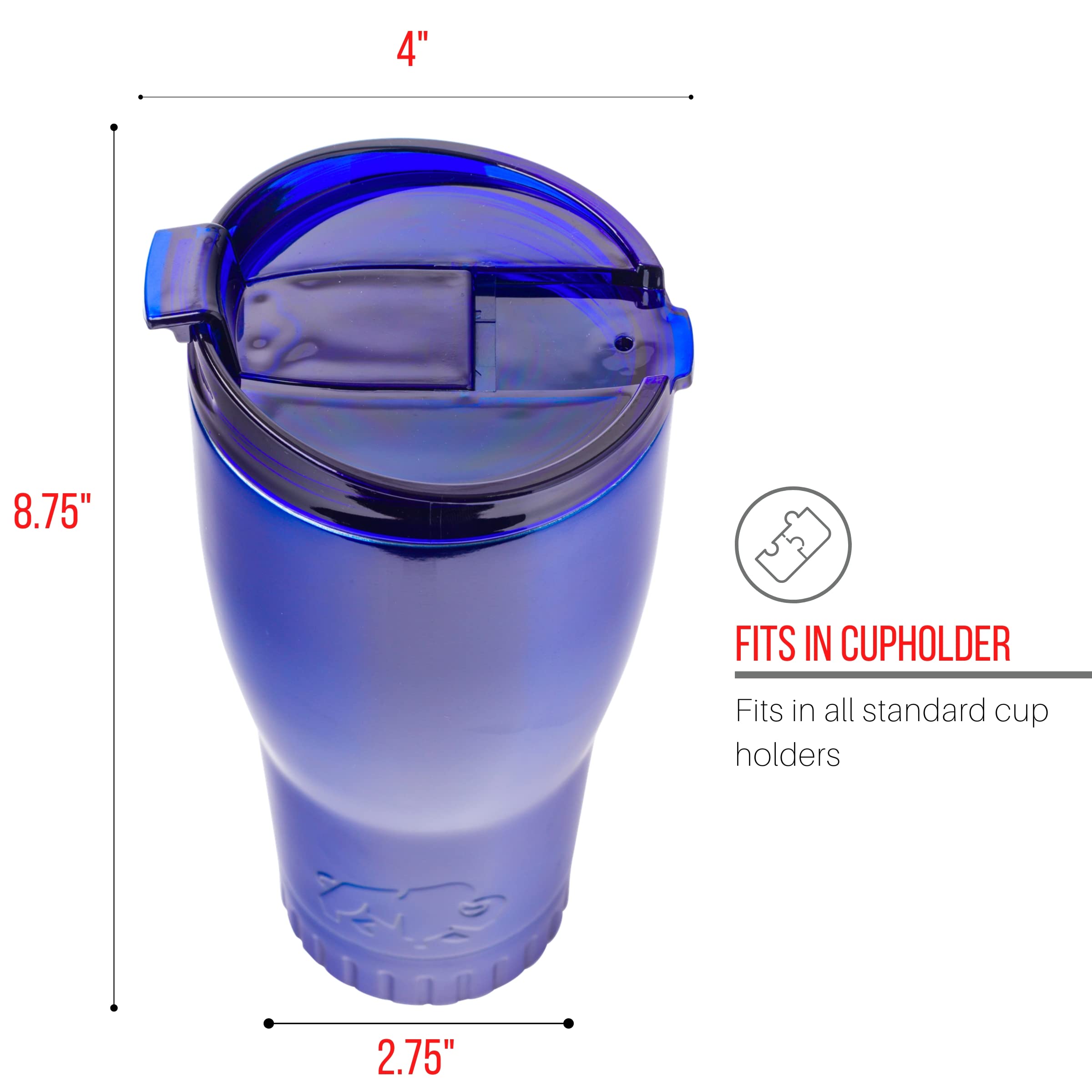 Foto 4 pulgar | Vaso Silver Buffalo De Acero Inoxidable De Doble Pared, 30 Ml - Venta Internacional.