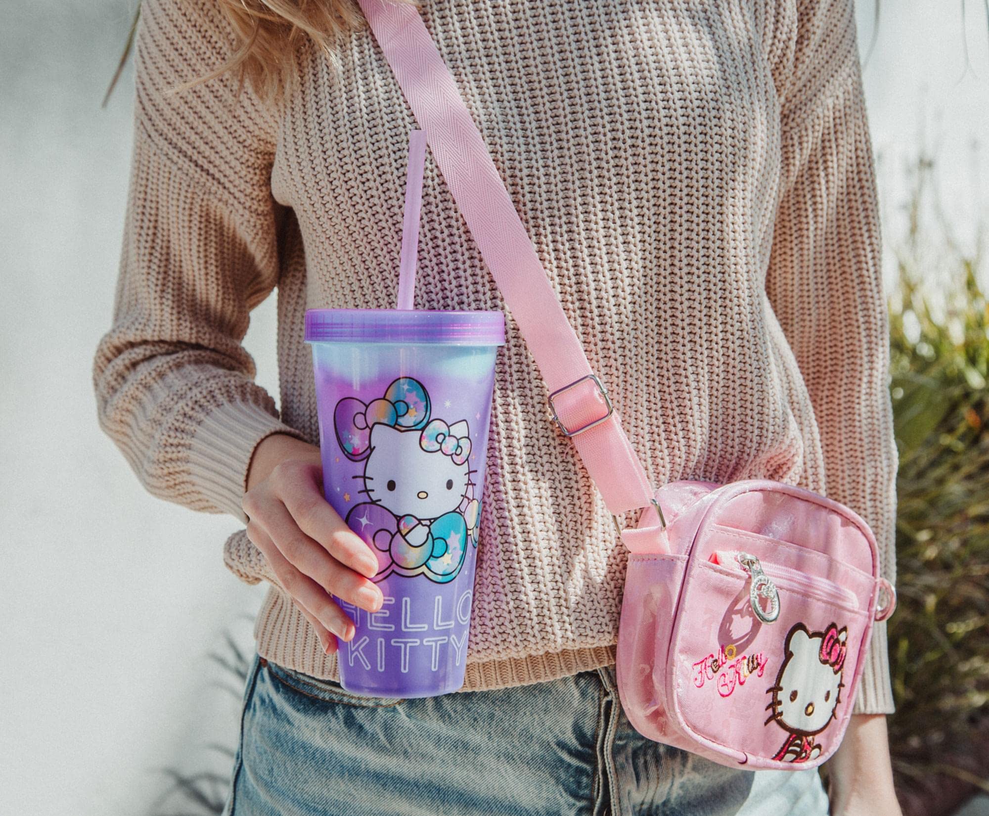 Foto 6 | Vaso De Viaje Sanrio Hello Kitty Starshine Que Cambia De Color - Venta Internacional.
