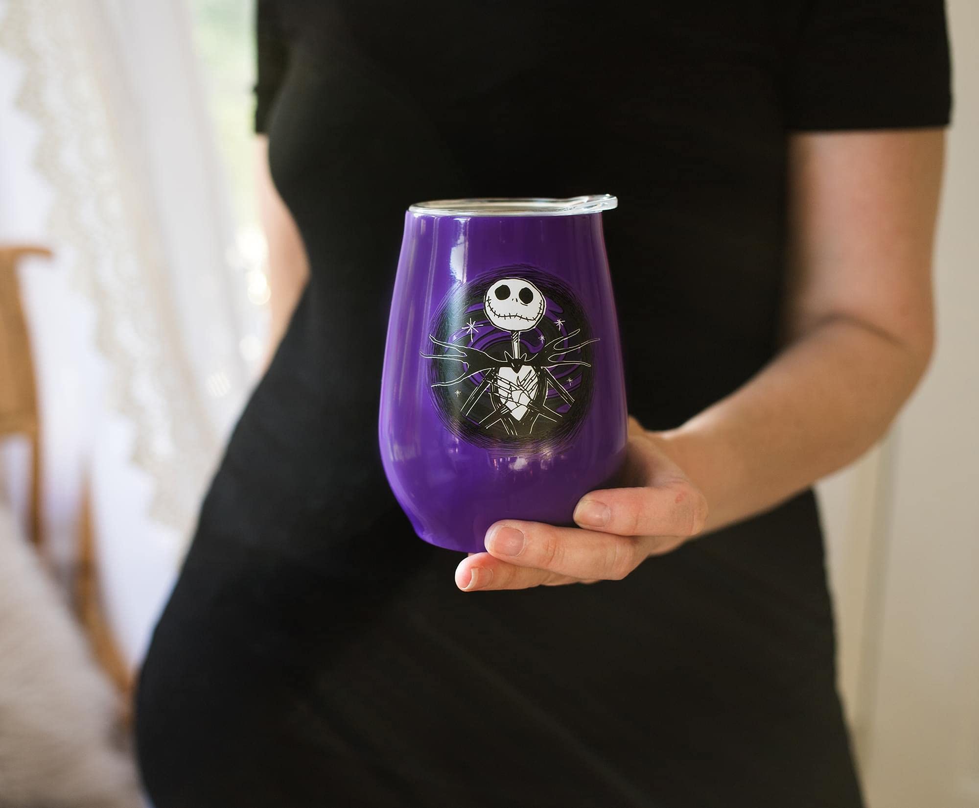 Foto 4 pulgar | Vaso Plateado Buffalo Nightmare Before Christmas Jack 300 Ml - Venta Internacional.