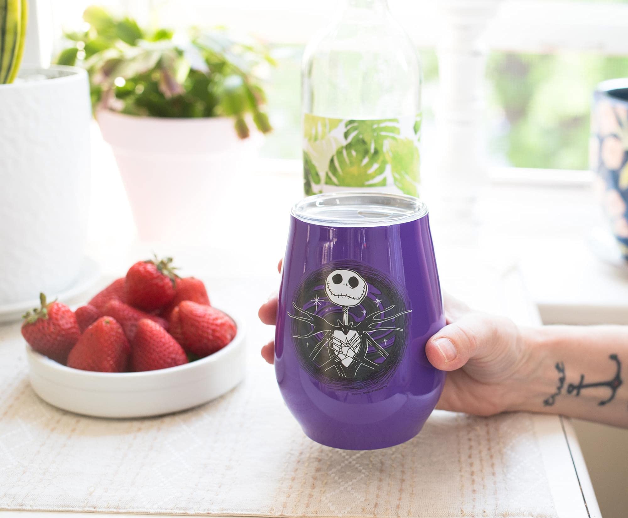 Foto 7 pulgar | Vaso Plateado Buffalo Nightmare Before Christmas Jack 300 Ml - Venta Internacional.