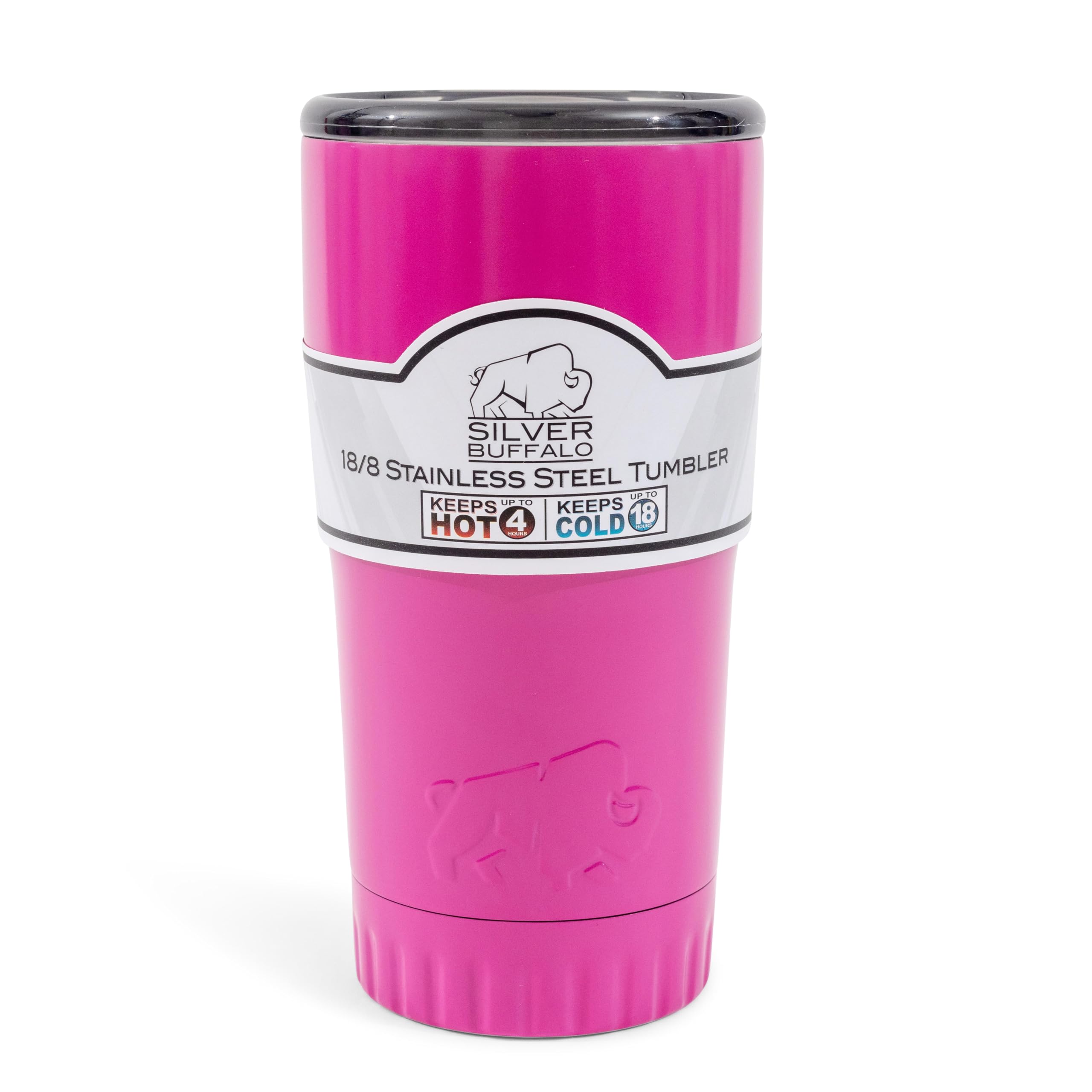 Foto 6 pulgar | Vaso Silver Buffalo De Doble Pared, Acero Inoxidable 18/8, 590 Ml - Venta Internacional.