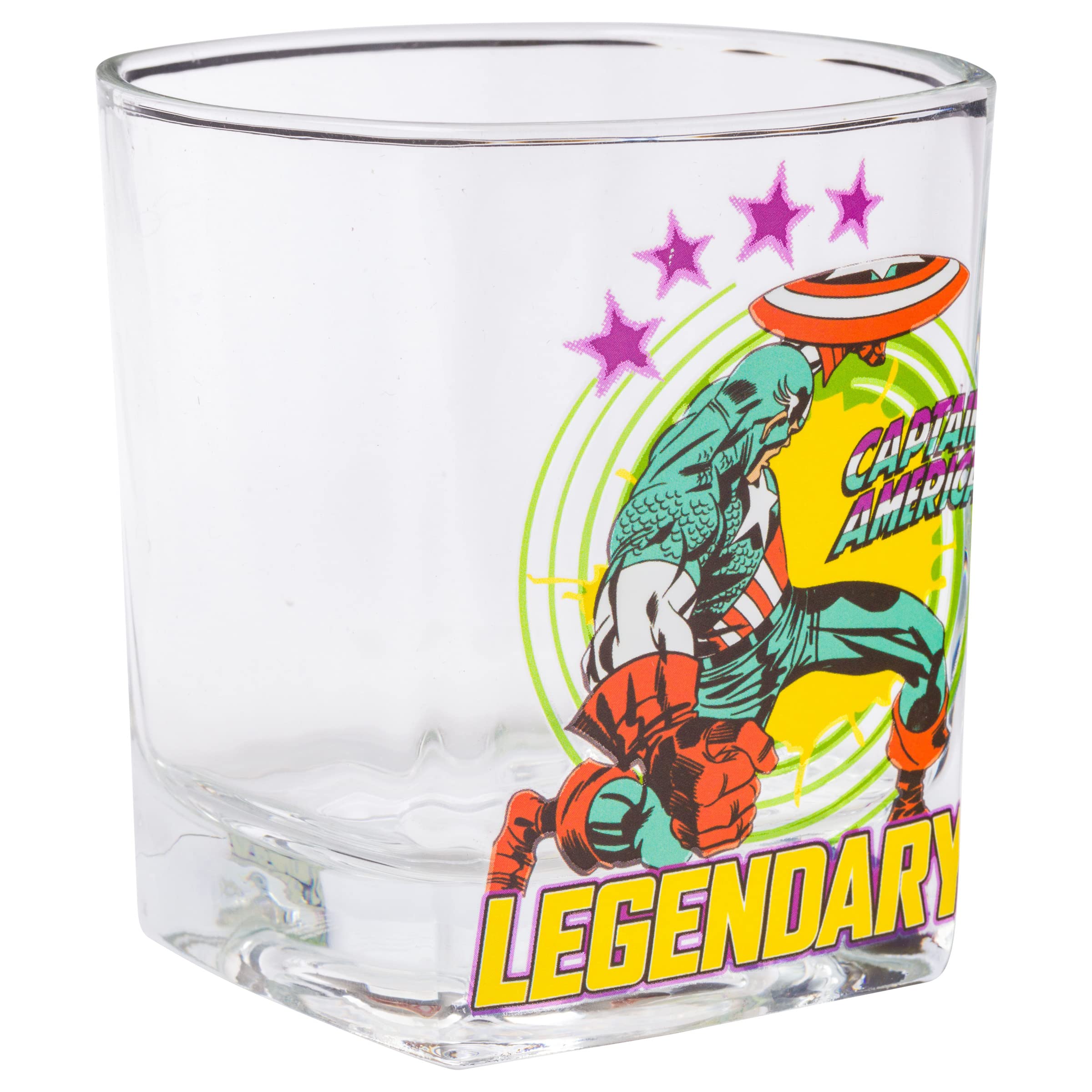 Foto 5 pulgar | Set Rocks Glass Silver Buffalo Marvel Comics, 9 Oz, 4 Piezas - Venta Internacional.
