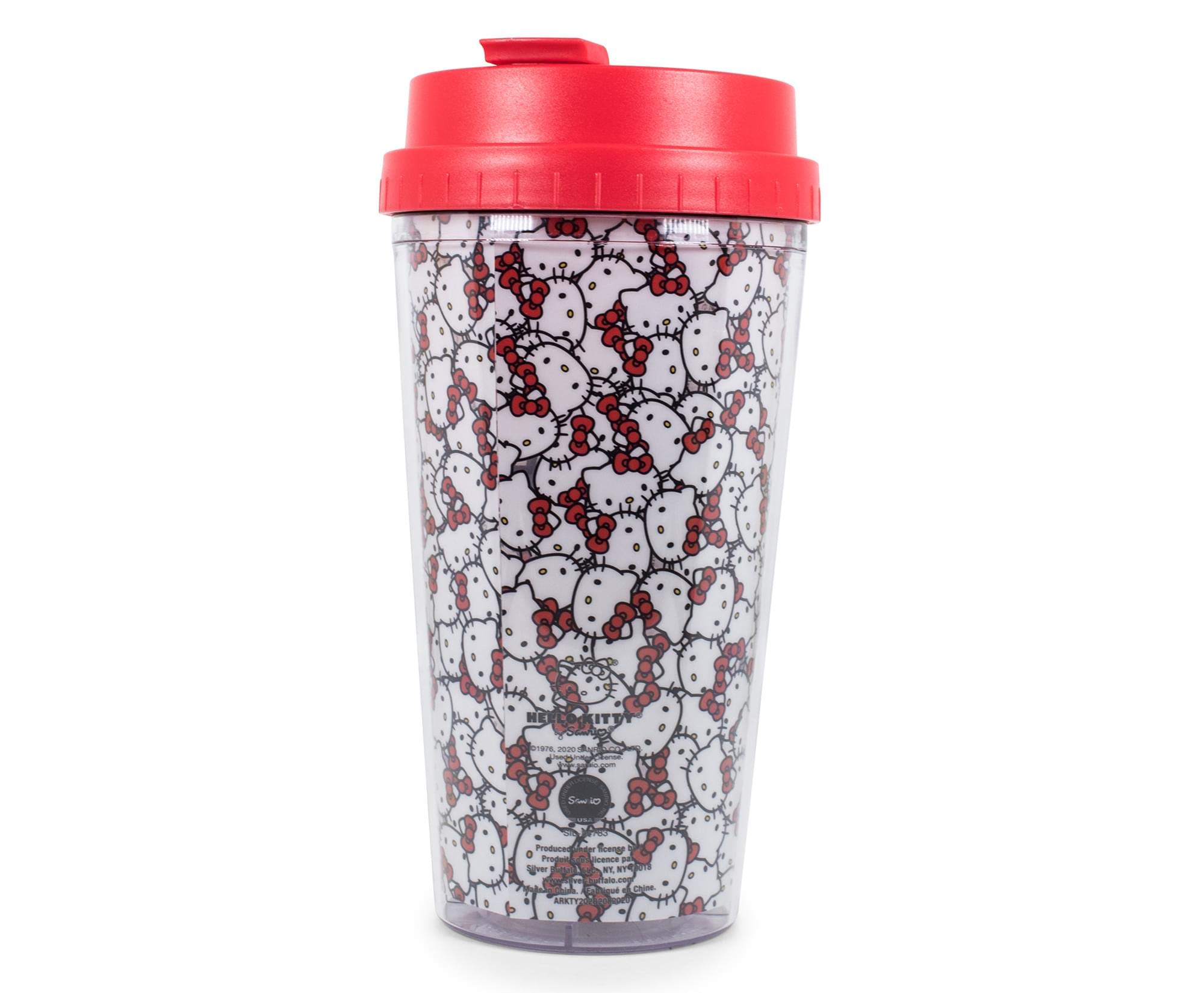 Foto 3 | Vaso De Viaje Silver Buffalo Sanrio Hello Kitty 600 Ml - Venta Internacional.