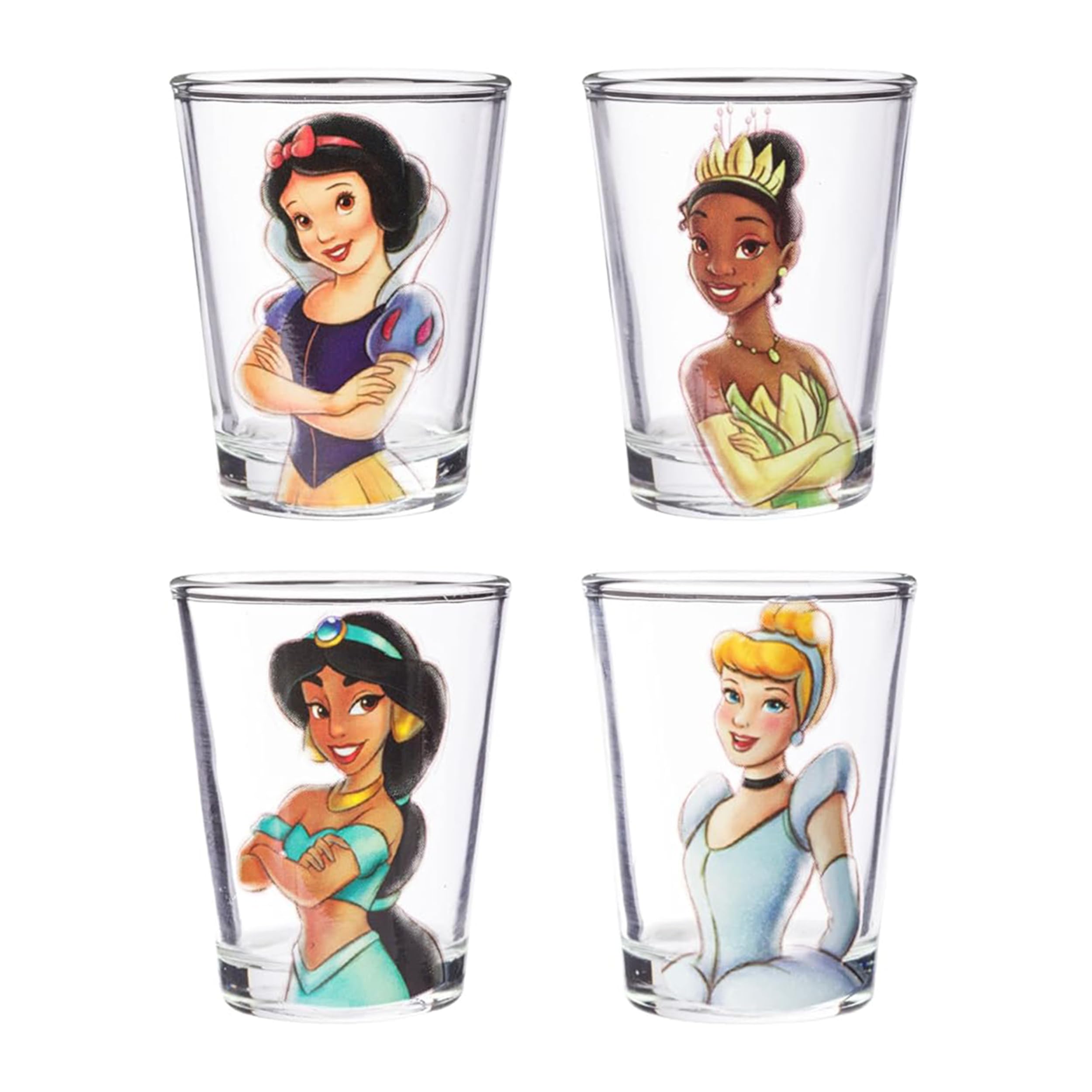 Foto 2 pulgar | Minigafas Plateadas Buffalo Disney Princess, 45 Ml, Paquete De 4 - Venta Internacional.