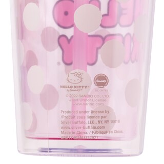 Foto 3 | Vaso Para Bebidas Frías Silver Buffalo Sanrio Hello Kitty De Plástico, 24 Ml - Venta Internacional.