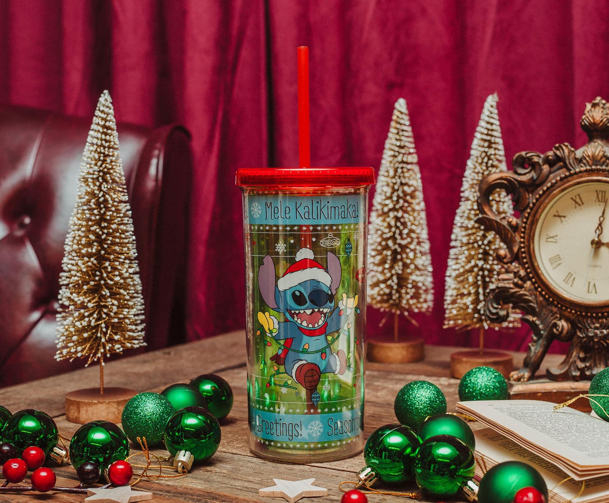 Foto 6 pulgar | Vaso Plateado Buffalo Disney Lilo & Stitch De 600 Ml Con Pajita - Venta Internacional.