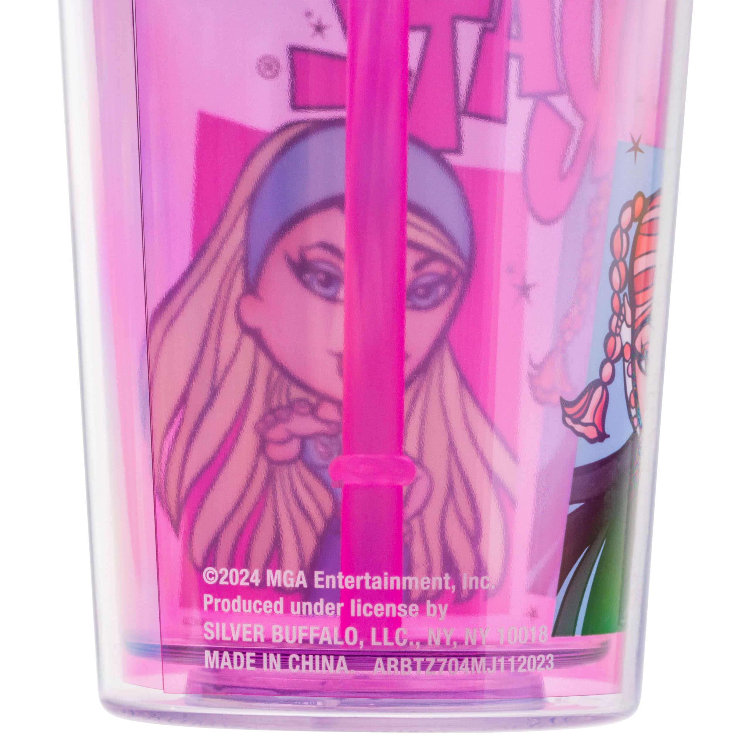Foto 3 pulgar | Muñecas Cold Cup Silver Buffalo Bratz De 700 Ml Con Tapa Y Pajita - Venta Internacional.